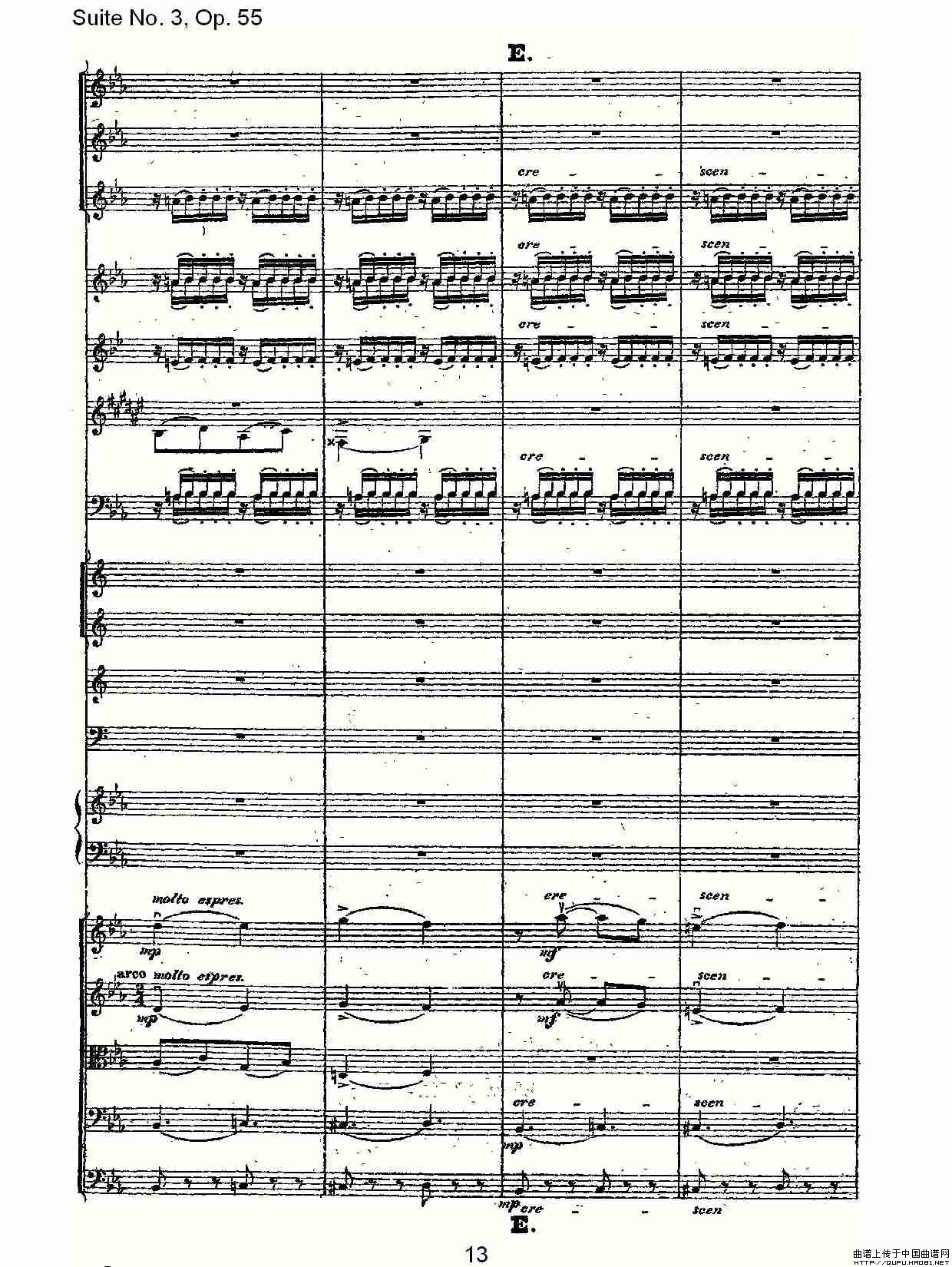Suite No. 3, Op.55  第三套曲,Op.55第一乐章其它曲谱（图7）
