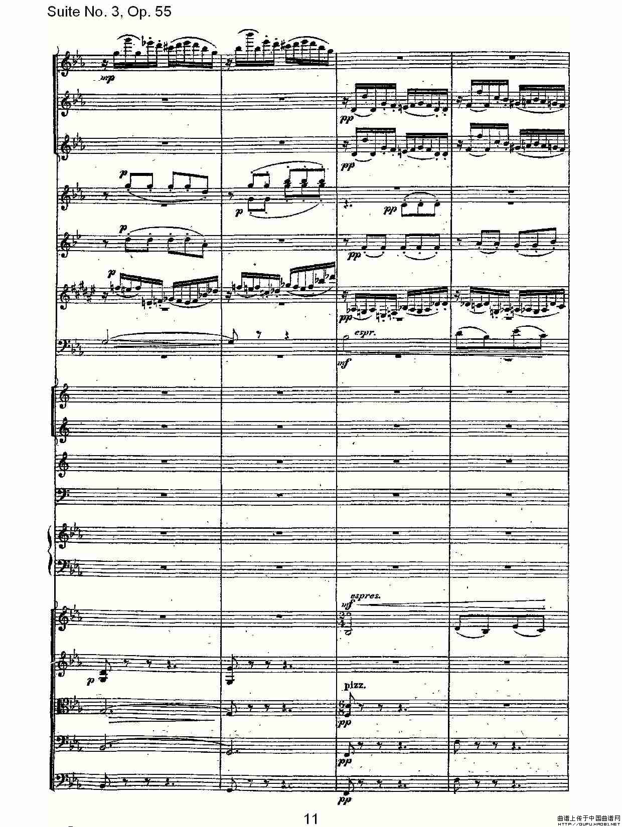 Suite No. 3, Op.55  第三套曲,Op.55第一乐章其它曲谱（图6）