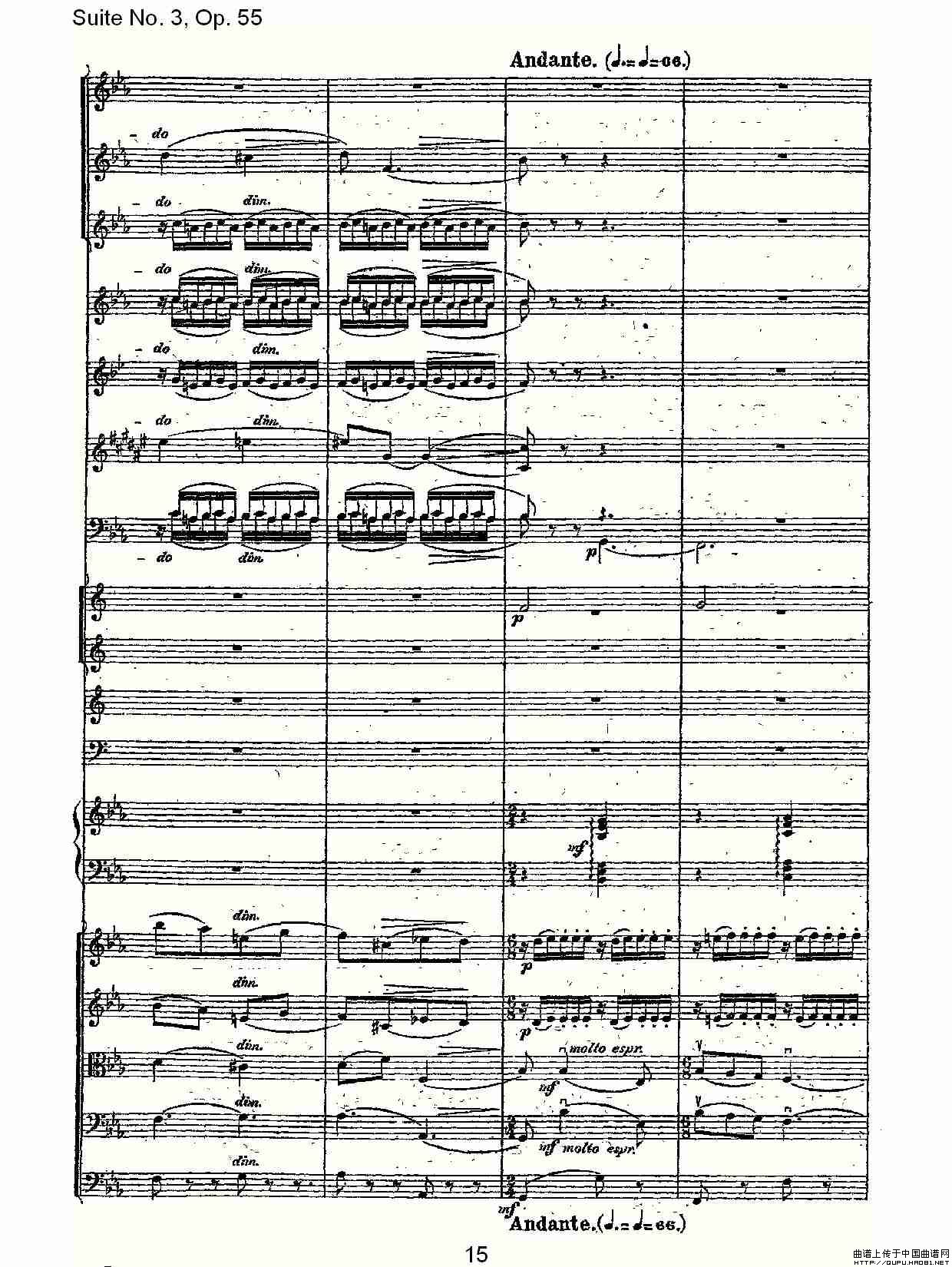 Suite No. 3, Op.55  第三套曲,Op.55第一乐章其它曲谱（图8）
