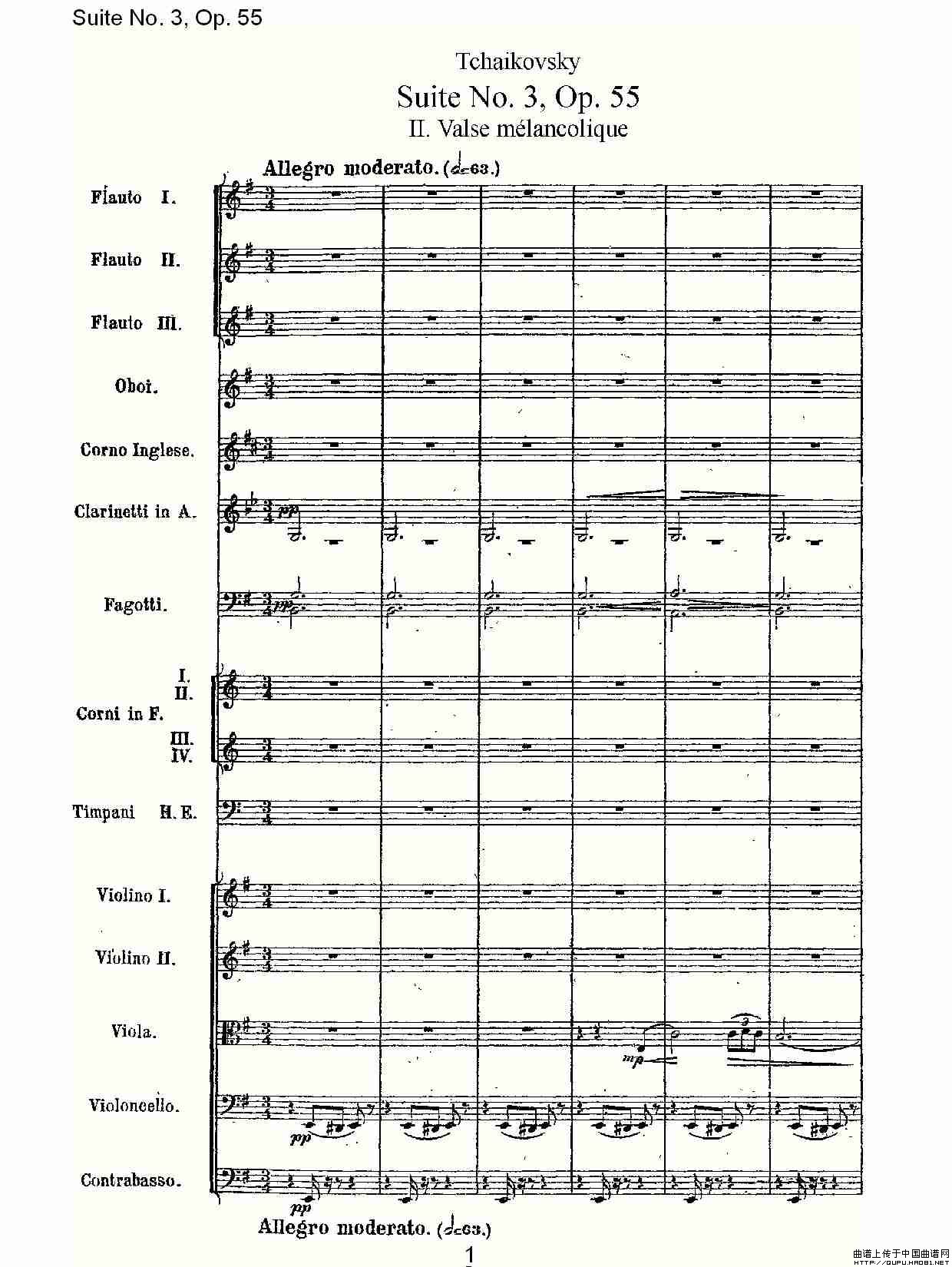 Suite No. 3, Op.55  第三套曲,Op.55第二乐章其它曲谱（图1）