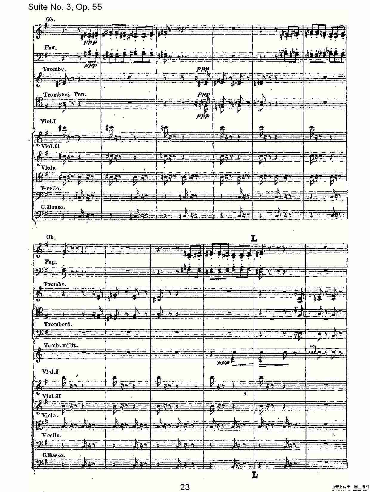 Suite No. 3, Op.55  第三套曲,Op.55第三乐章（一）其它曲谱（图12）