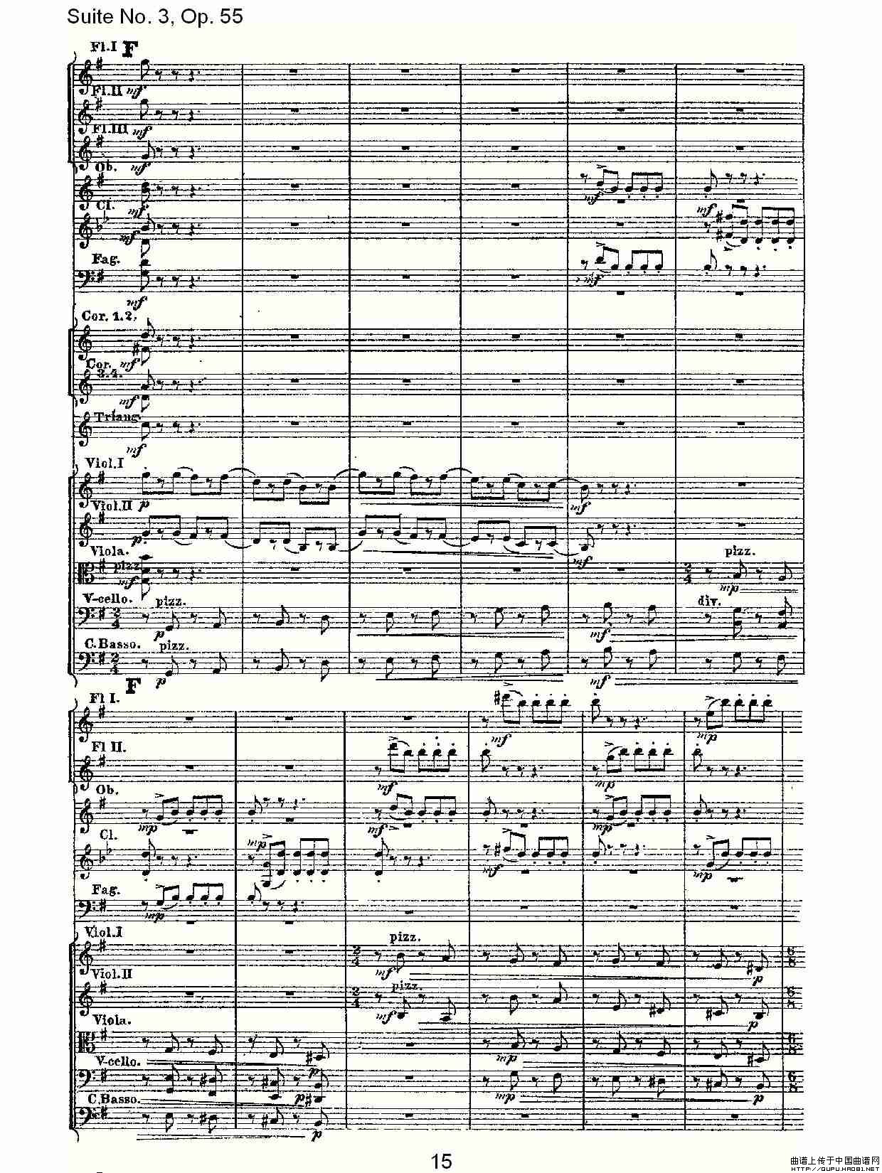 Suite No. 3, Op.55  第三套曲,Op.55第三乐章（一）其它曲谱（图8）