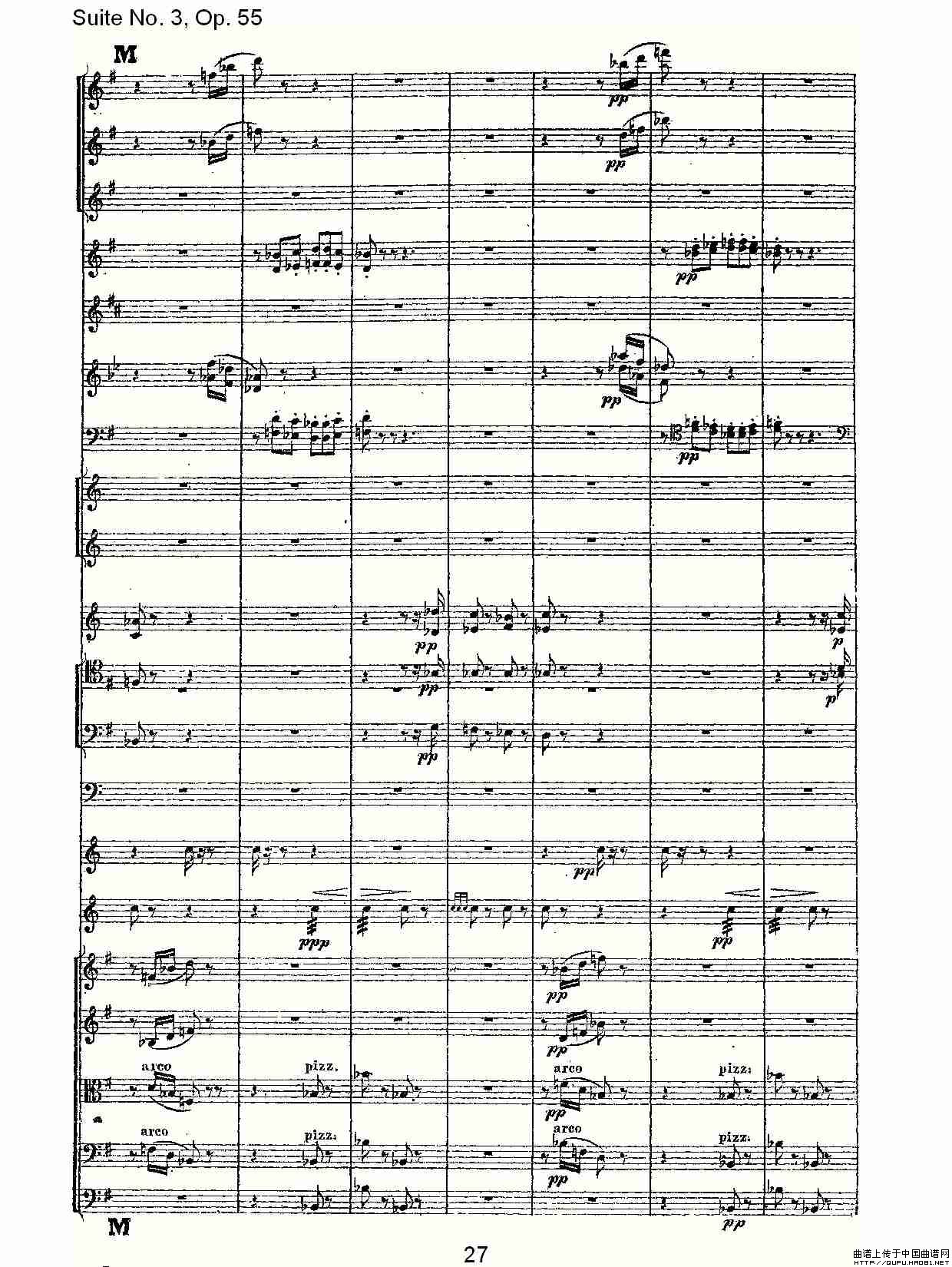 Suite No. 3, Op.55  第三套曲,Op.55第三乐章（一）其它曲谱（图14）