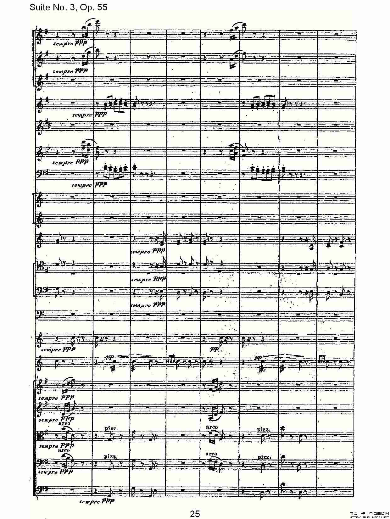 Suite No. 3, Op.55  第三套曲,Op.55第三乐章（一）其它曲谱（图13）