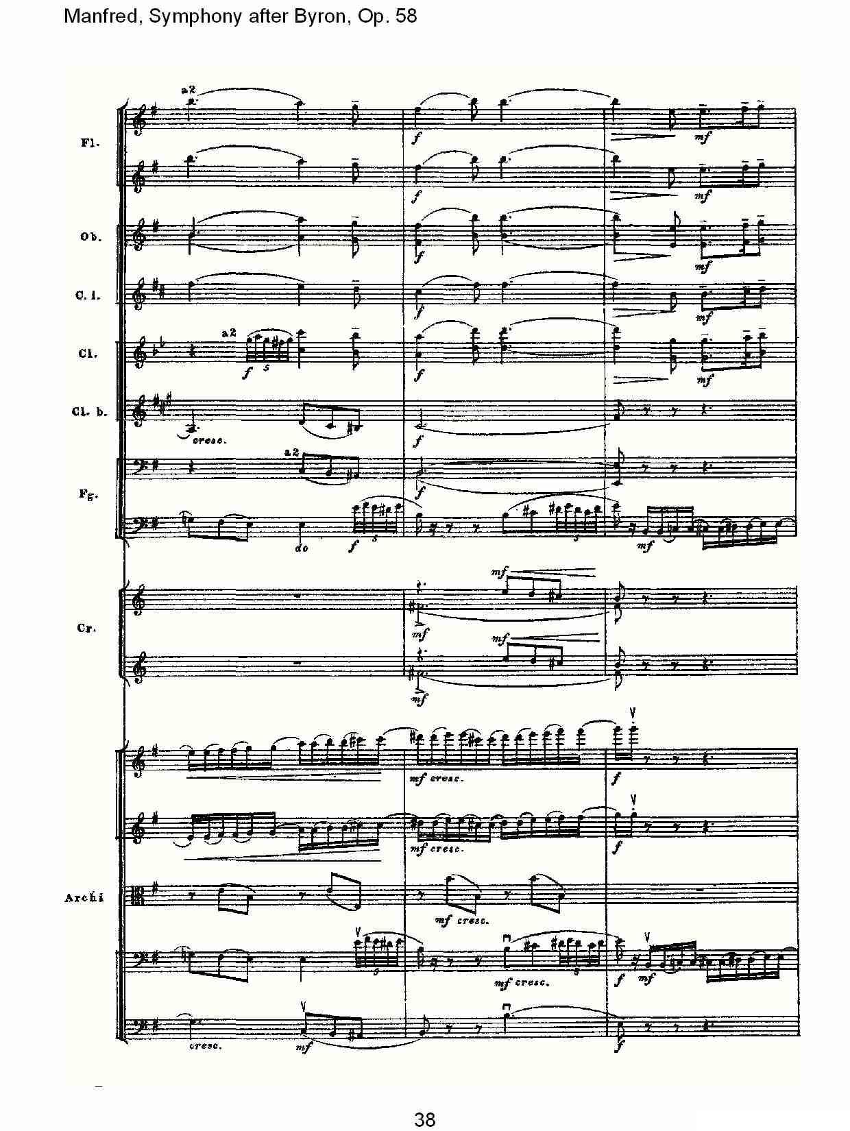 Manfred, Symphony after Byron, Op.58第三乐章（二）其它曲谱（图8）