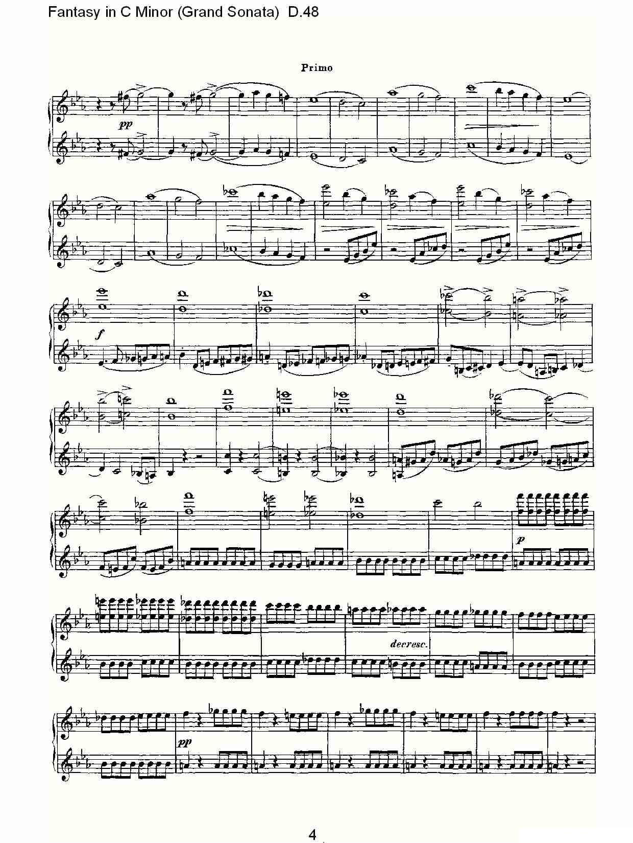 Fantasy in C Minor（Grand Sonata))D.4）其它曲谱（图4）