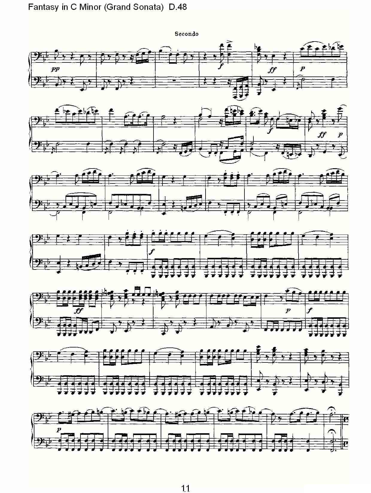 Fantasy in C Minor（Grand Sonata))D.4）其它曲谱（图11）