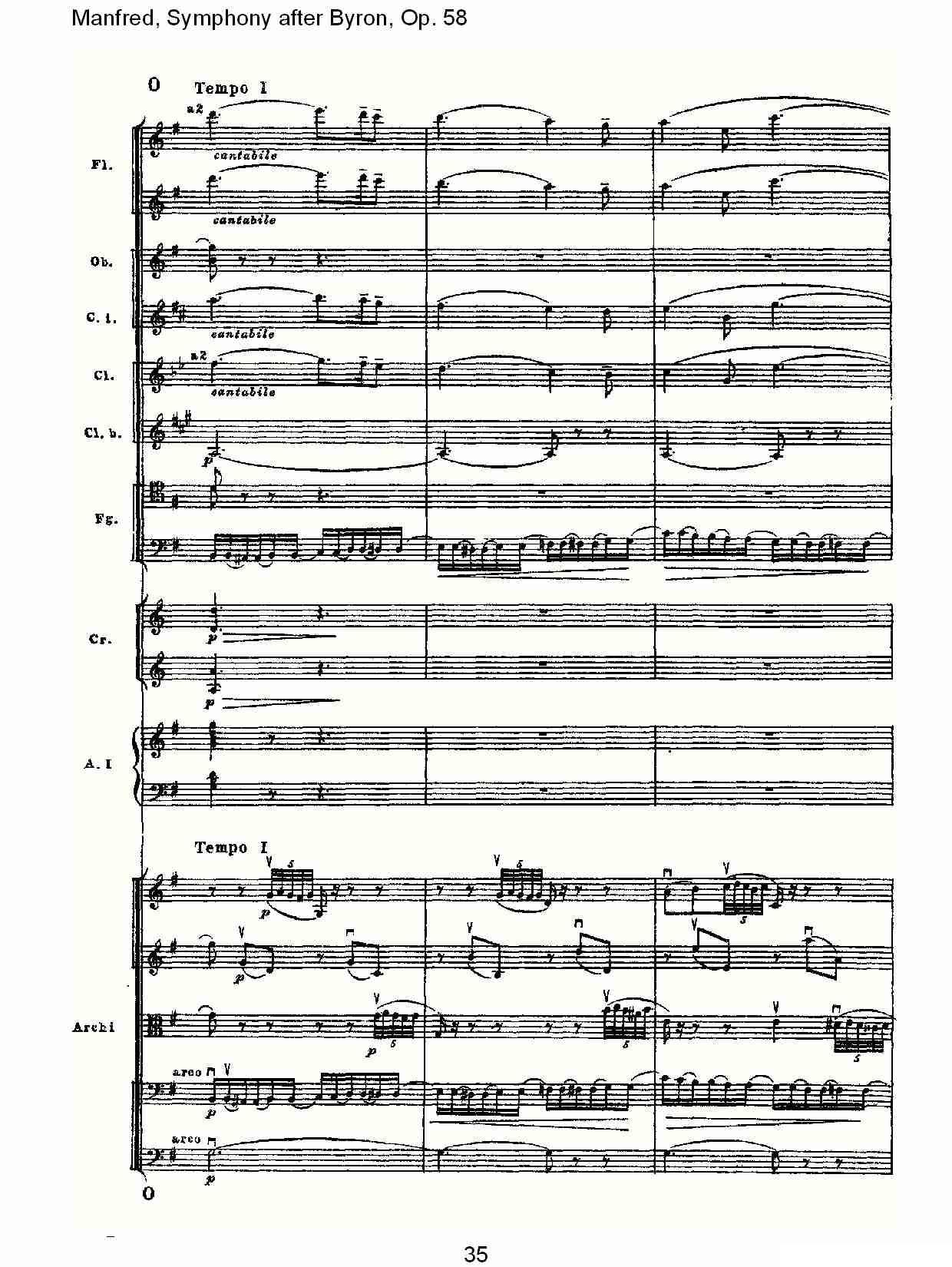 Manfred, Symphony after Byron, Op.58第三乐章（二）其它曲谱（图5）