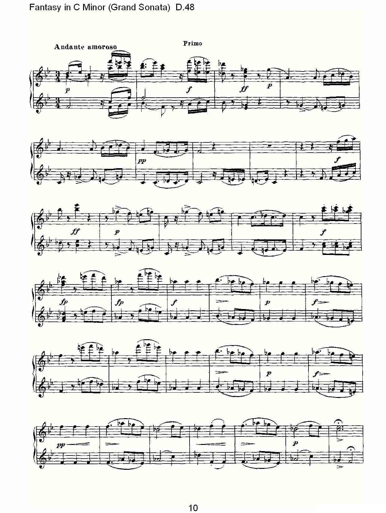 Fantasy in C Minor（Grand Sonata))D.4）其它曲谱（图10）
