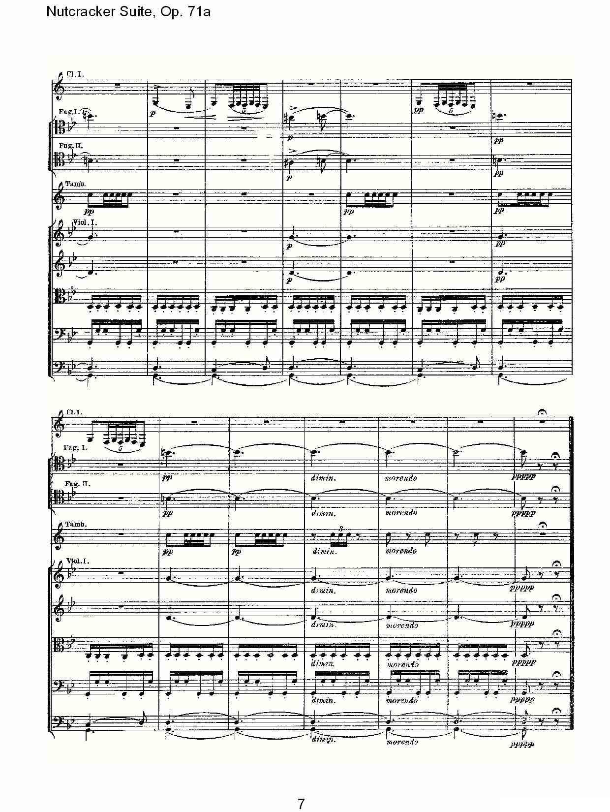 Nutcracker Suite, Op.71a（胡桃夹套曲，Op.71a 第五章）其它曲谱（图7）