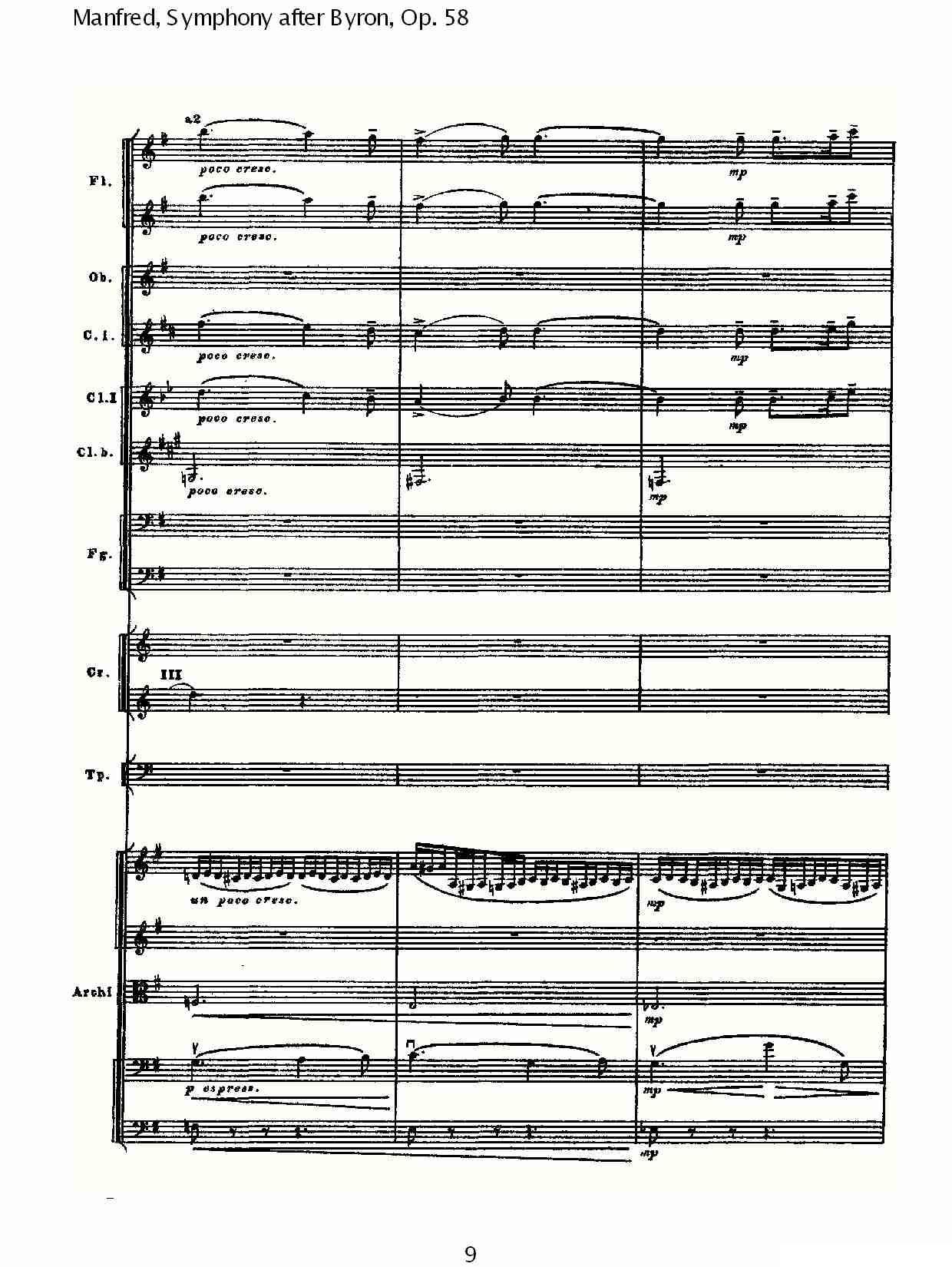 Manfred, Symphony after Byron, Op.58第三乐章（一）其它曲谱（图9）