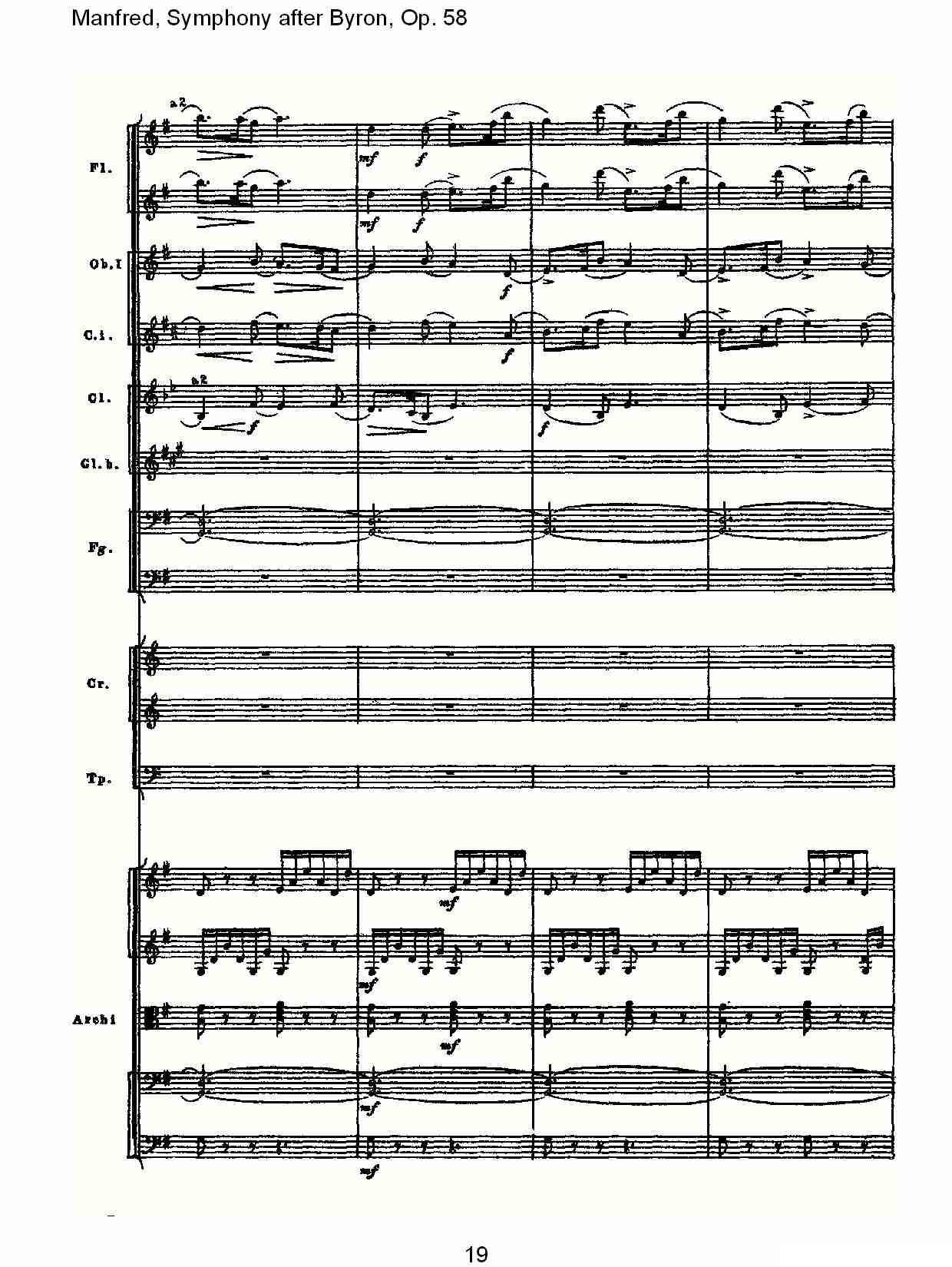 Manfred, Symphony after Byron, Op.58第三乐章（一）其它曲谱（图19）