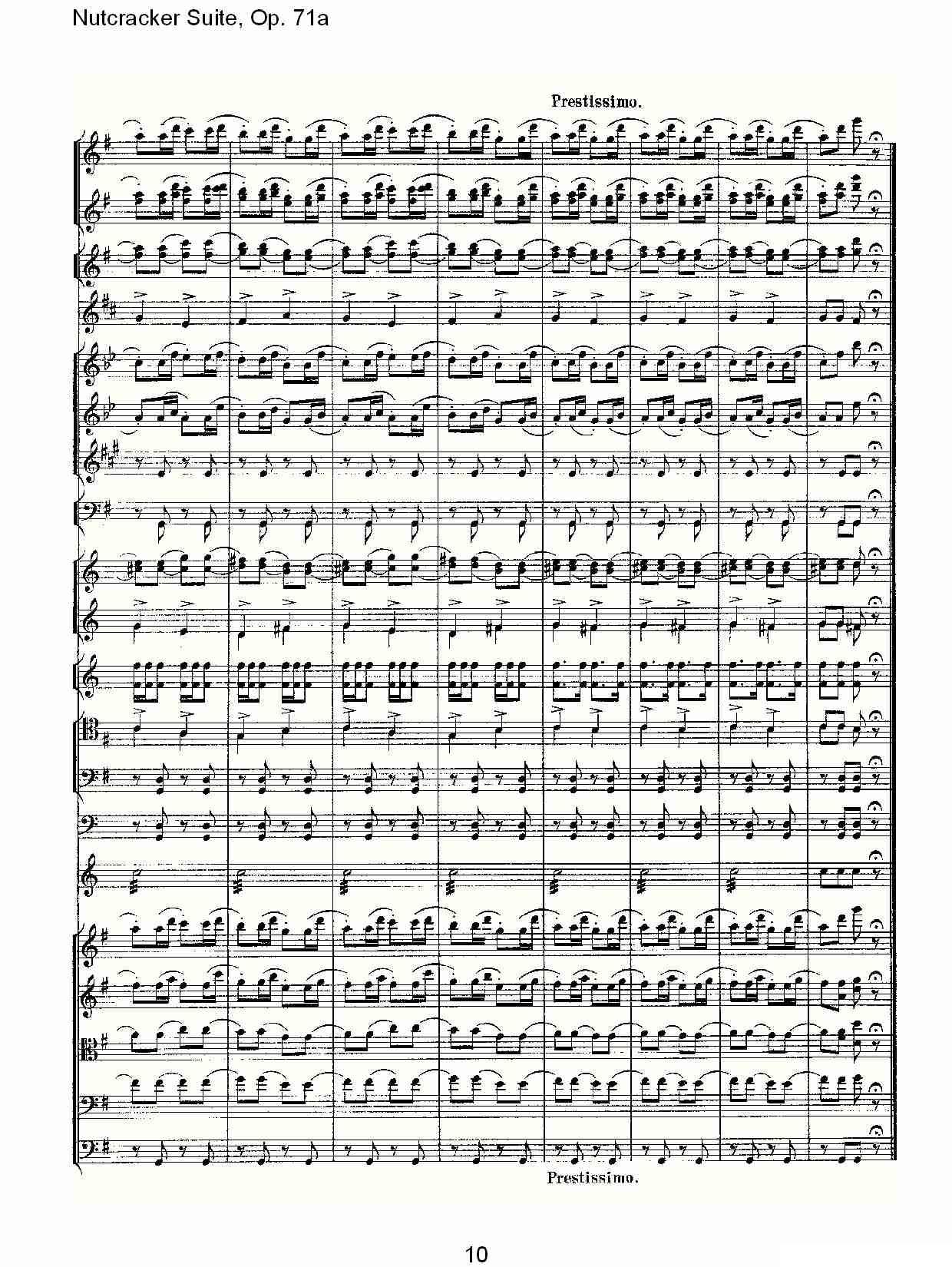 Nutcracker Suite, Op.71a（胡桃夹套曲，Op.71a 第四章）其它曲谱（图10）