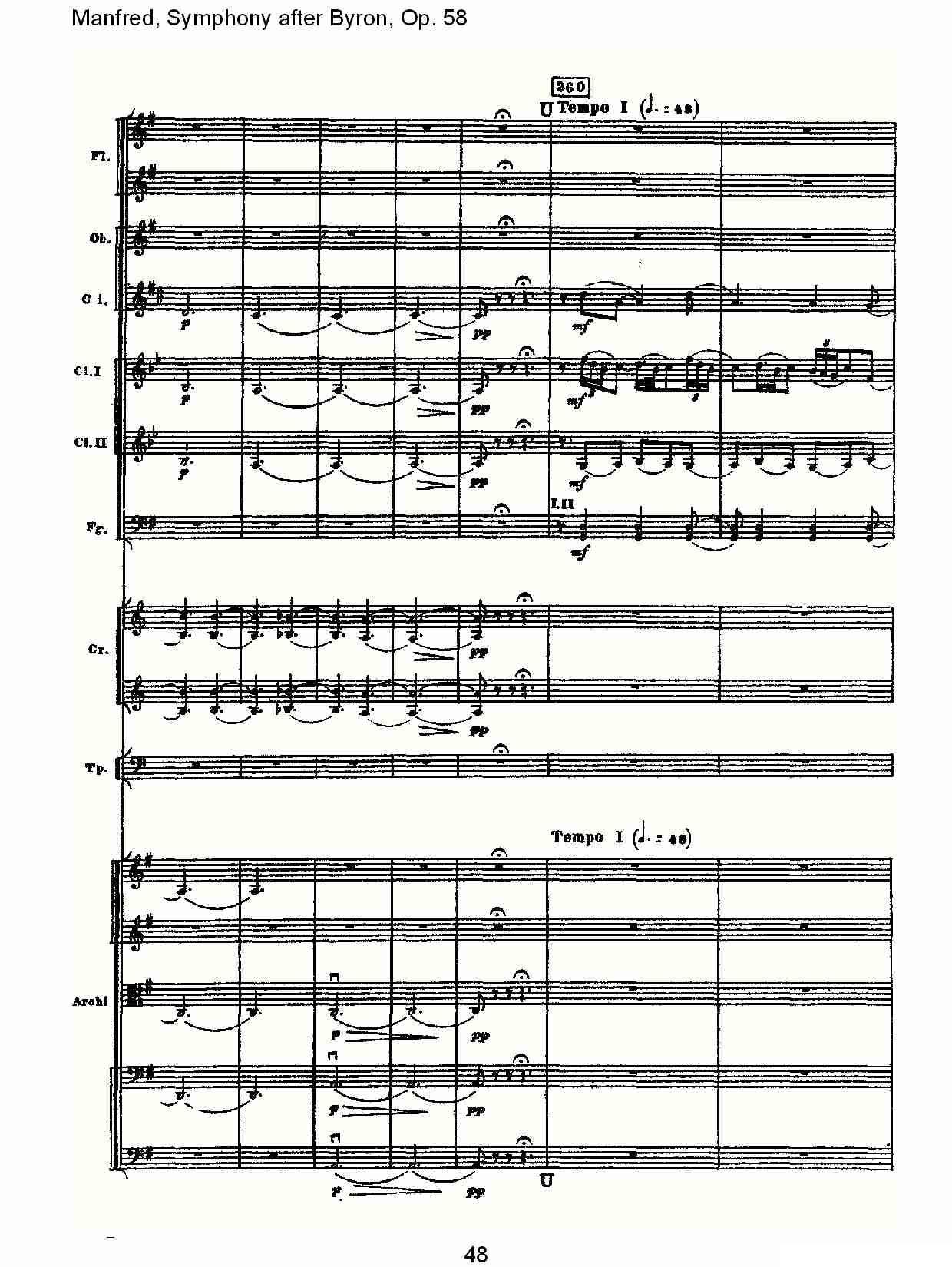 Manfred, Symphony after Byron, Op.58第三乐章（二）其它曲谱（图18）