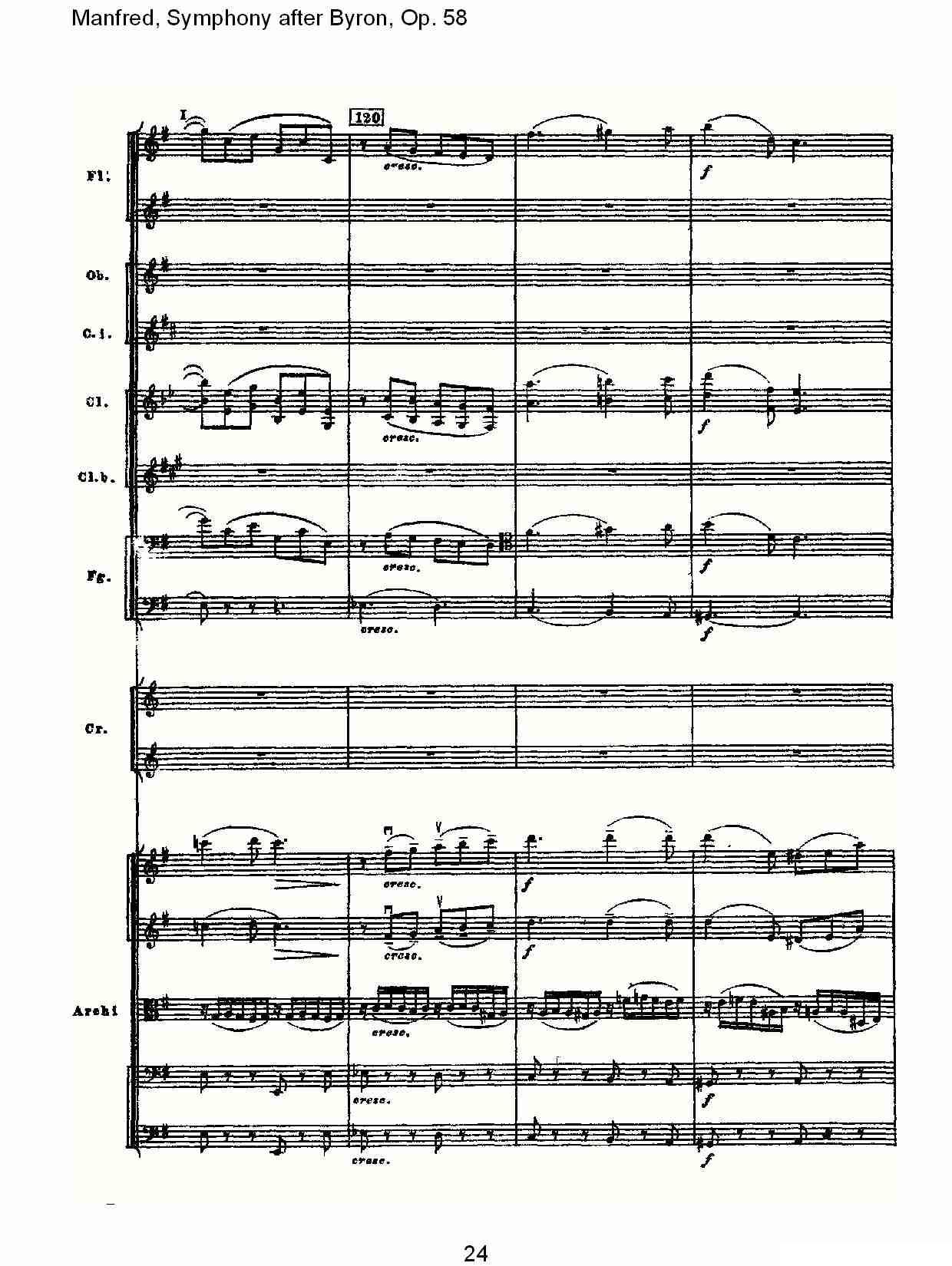 Manfred, Symphony after Byron, Op.58第三乐章（一）其它曲谱（图24）