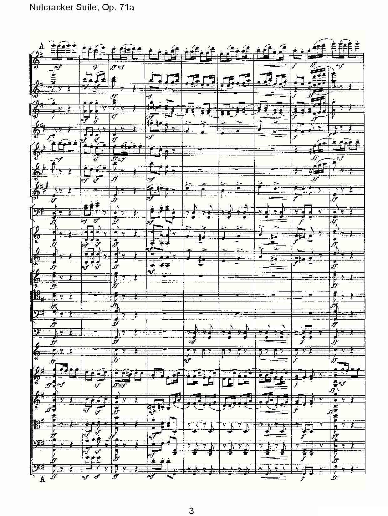 Nutcracker Suite, Op.71a（胡桃夹套曲，Op.71a 第四章）其它曲谱（图3）