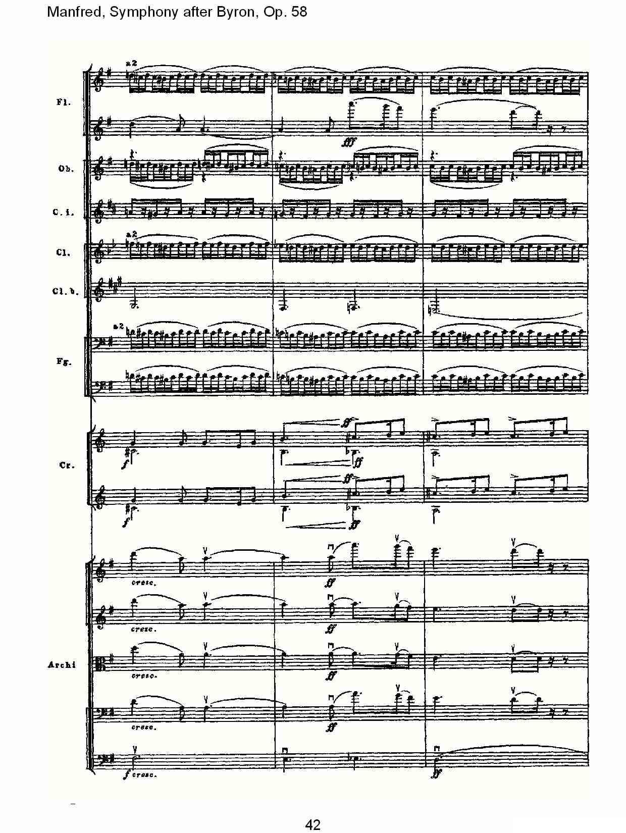 Manfred, Symphony after Byron, Op.58第三乐章（二）其它曲谱（图12）