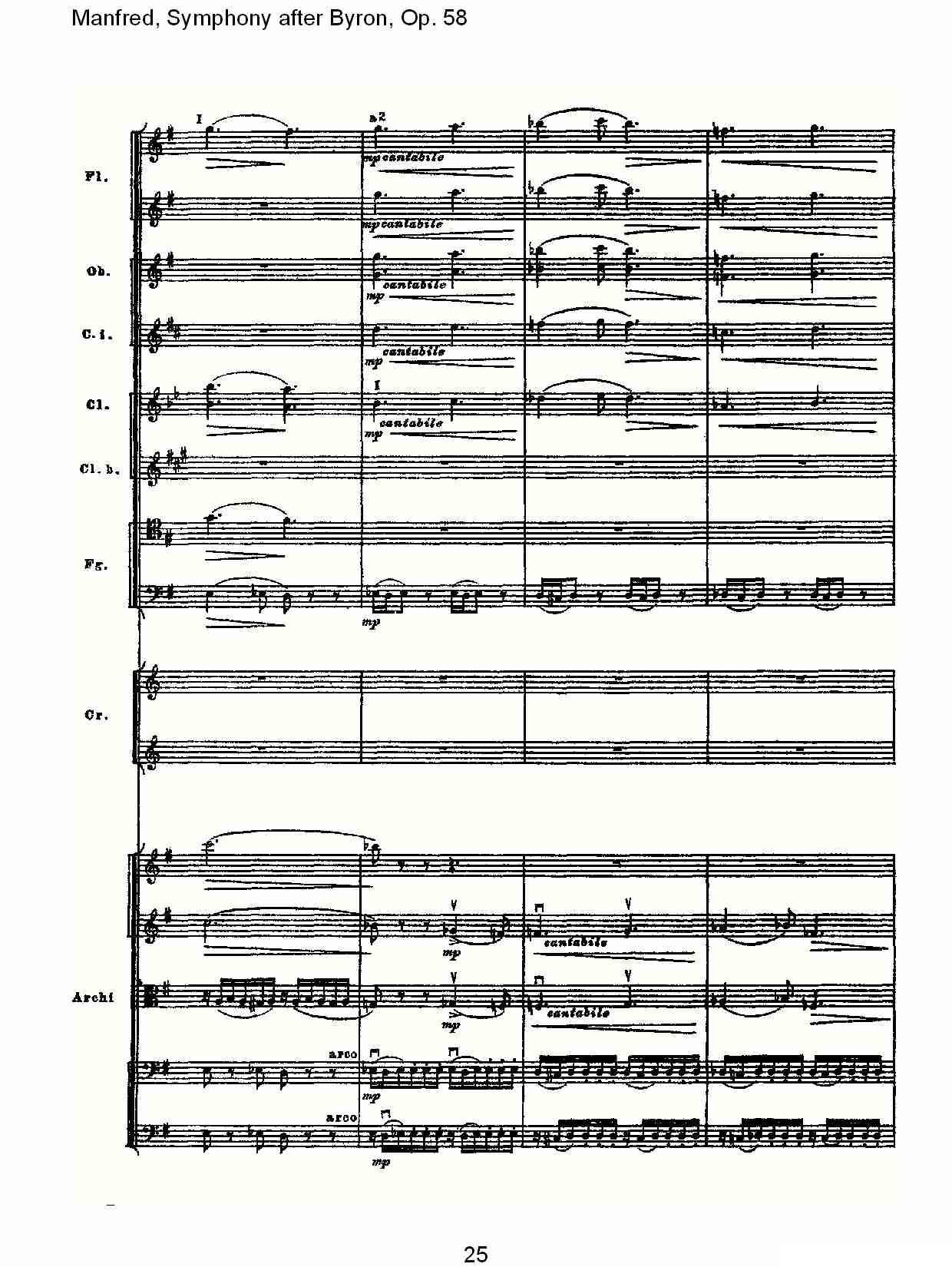 Manfred, Symphony after Byron, Op.58第三乐章（一）其它曲谱（图25）