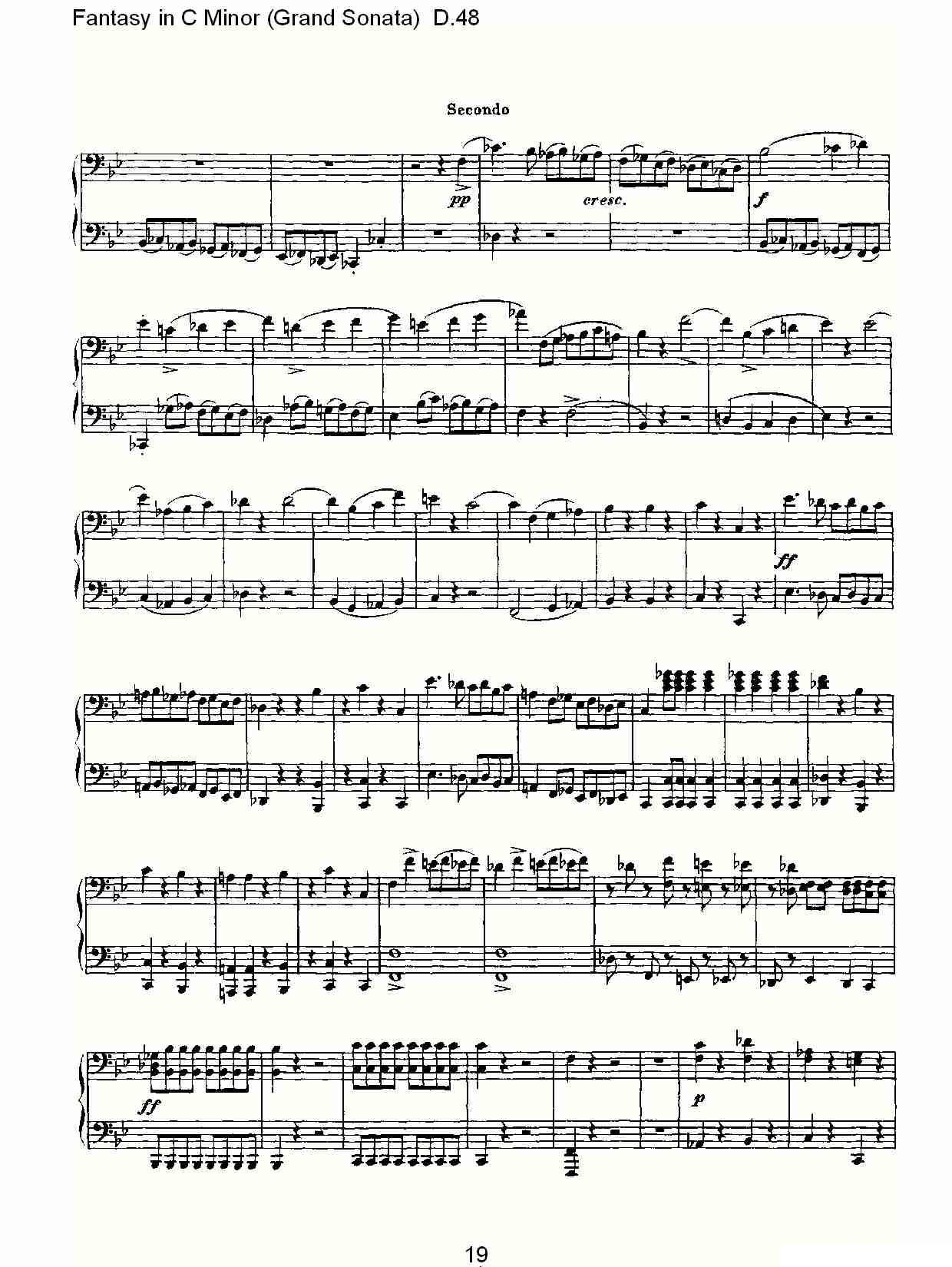 Fantasy in C Minor（Grand Sonata))D.4）其它曲谱（图20）
