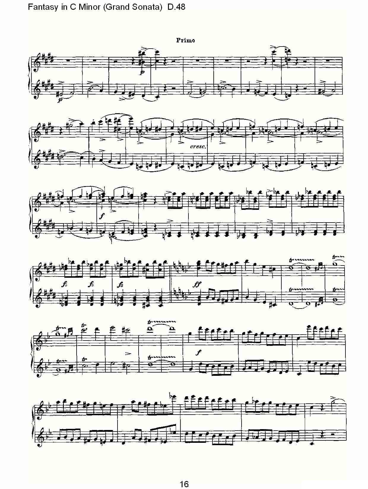 Fantasy in C Minor（Grand Sonata))D.4）其它曲谱（图17）