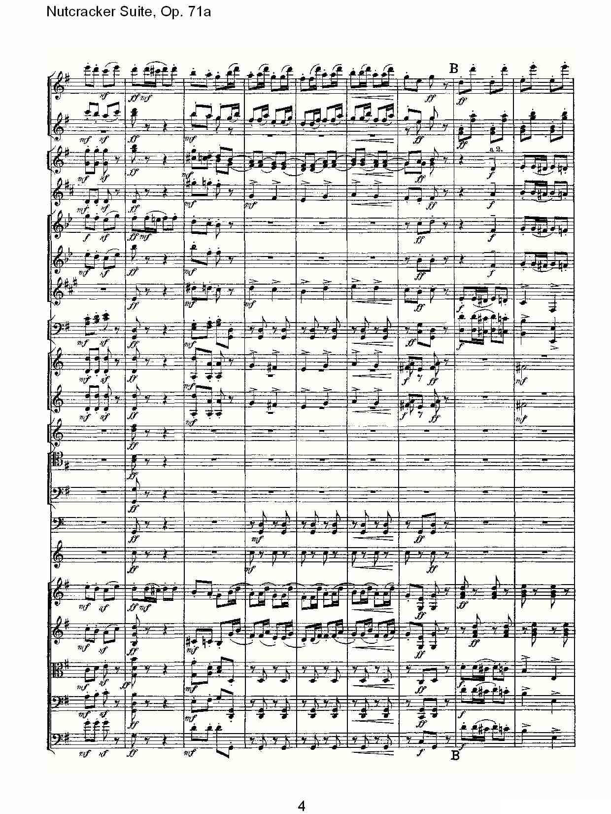 Nutcracker Suite, Op.71a（胡桃夹套曲，Op.71a 第四章）其它曲谱（图4）
