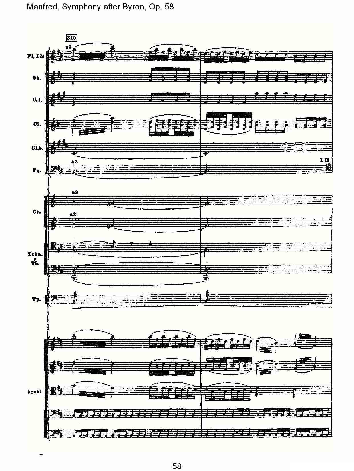 Manfred, Symphony after Byron, Op.58第一乐章（二）其它曲谱（图23）