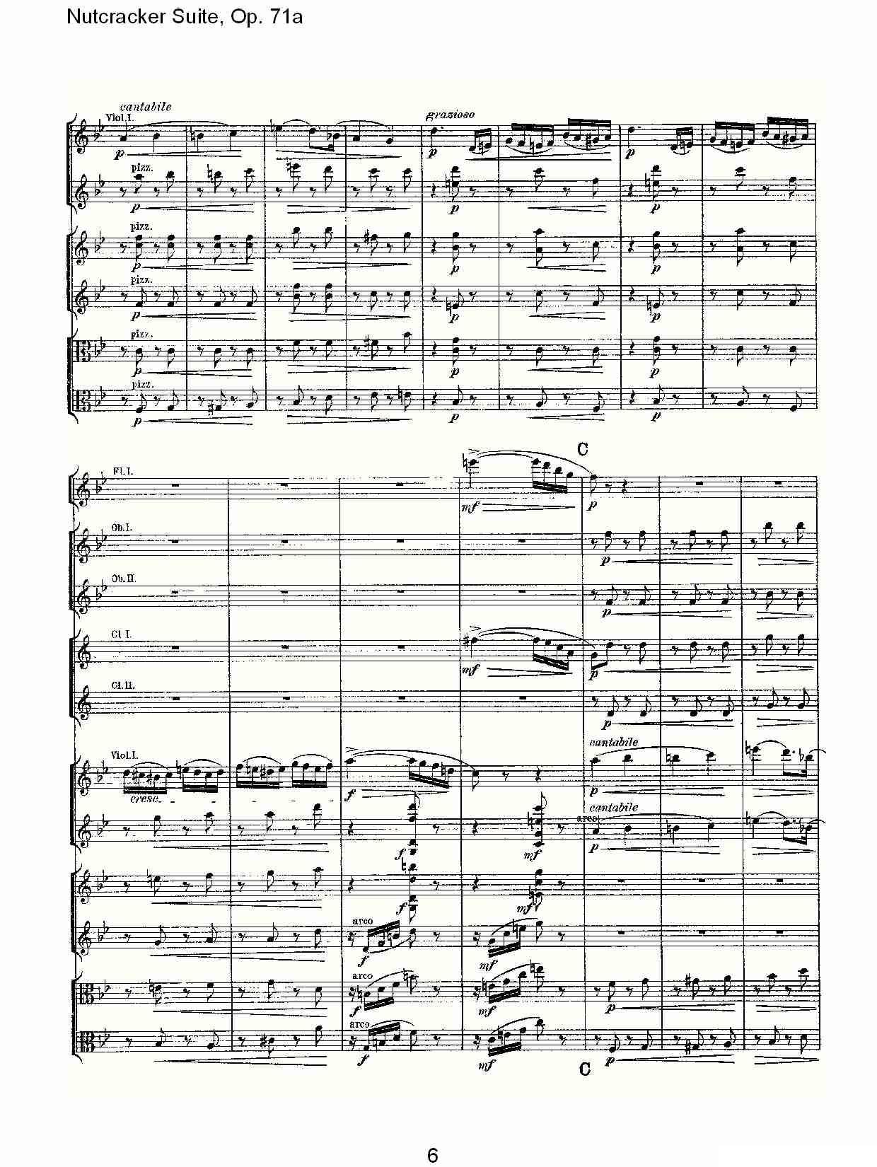 Nutcracker Suite, Op.71a（胡桃夹套曲，Op.71a 第一章）其它曲谱（图6）