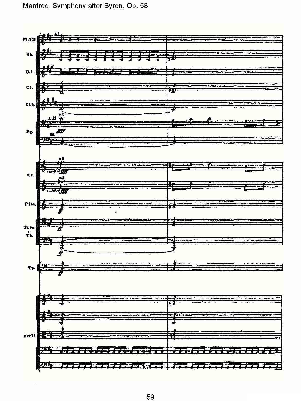 Manfred, Symphony after Byron, Op.58第一乐章（二）其它曲谱（图24）