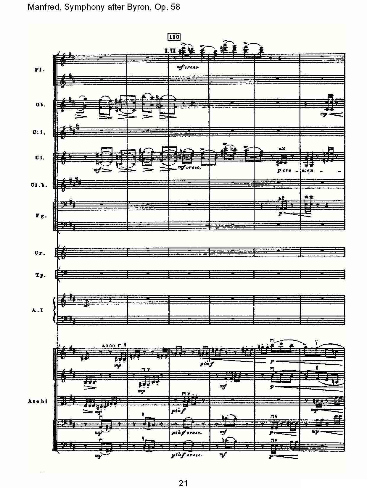 Manfred, Symphony after Byron, Op.58第二乐章（一）其它曲谱（图22）
