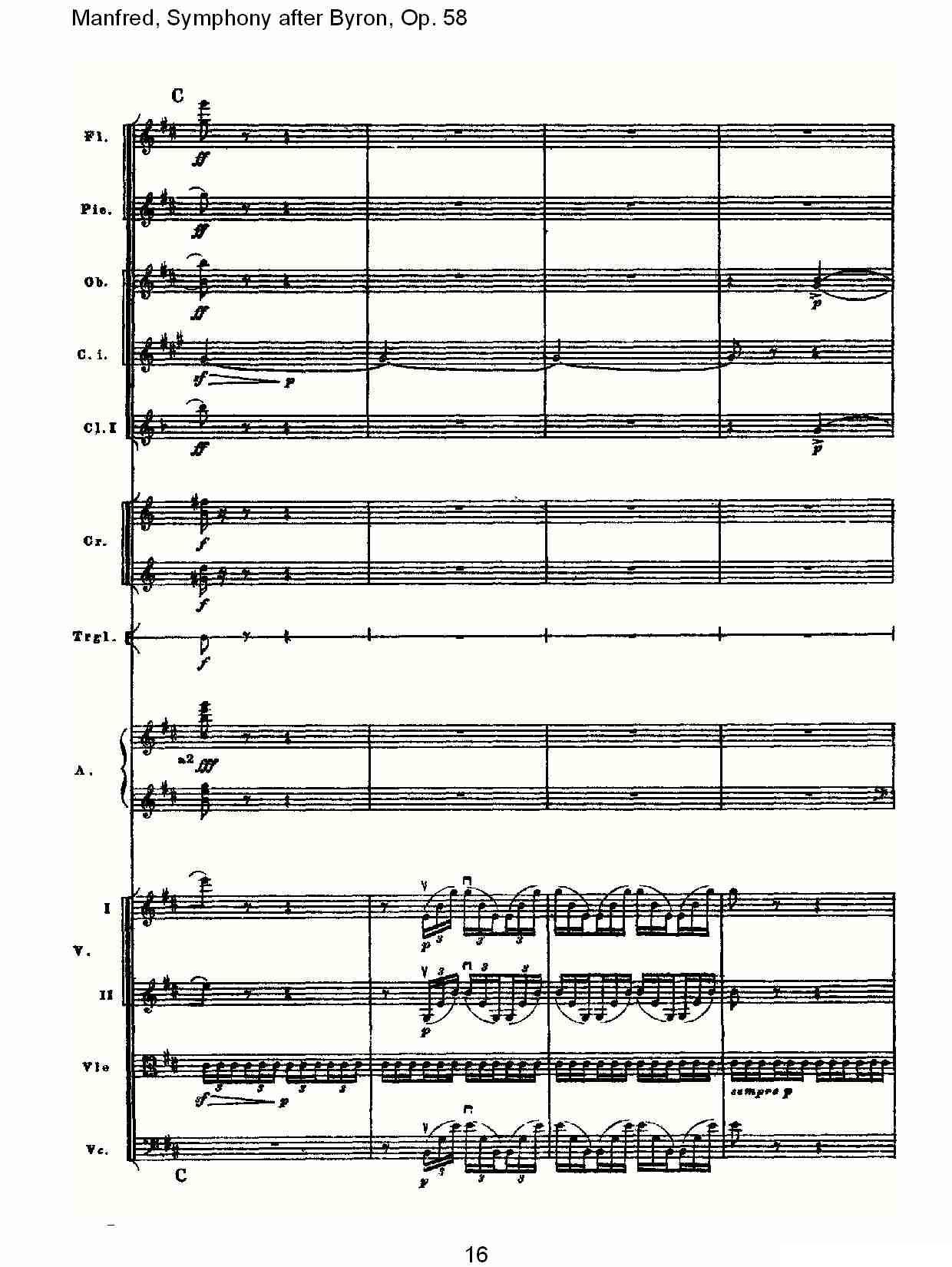 Manfred, Symphony after Byron, Op.58第二乐章（一）其它曲谱（图17）