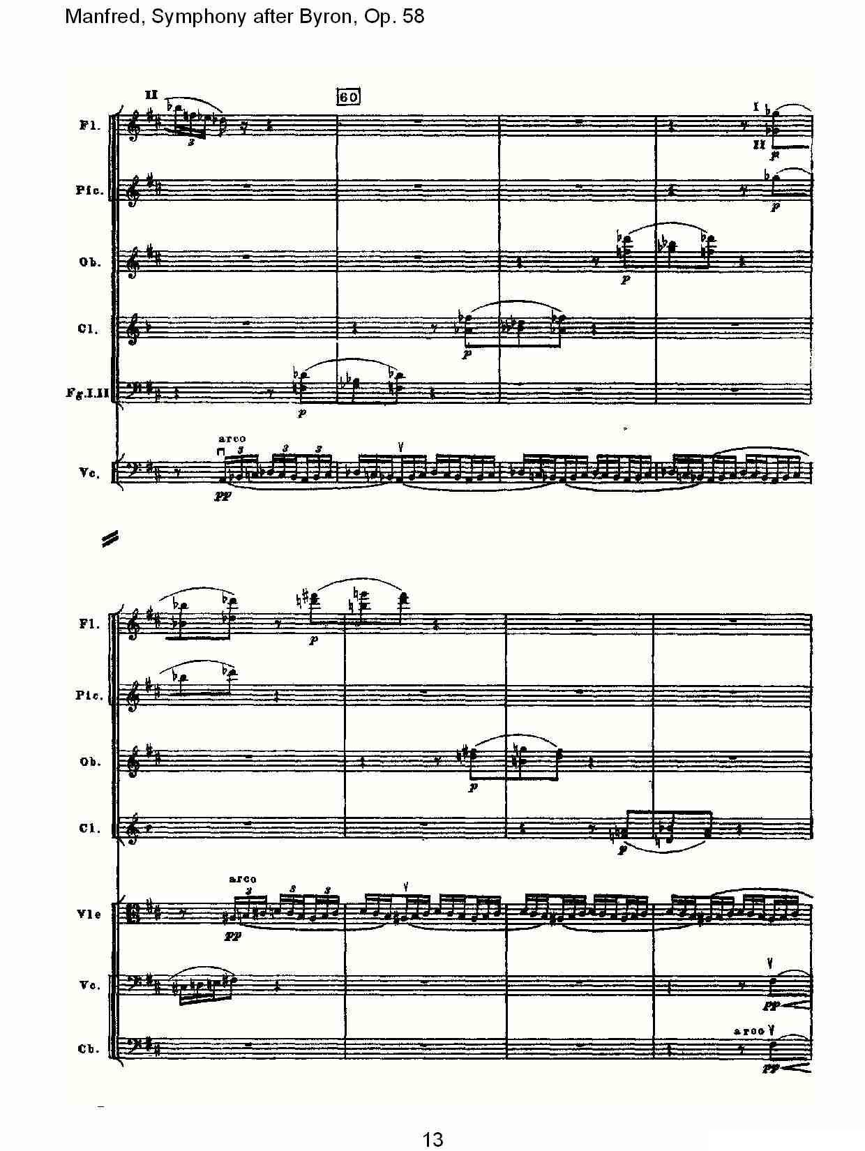 Manfred, Symphony after Byron, Op.58第二乐章（一）其它曲谱（图14）