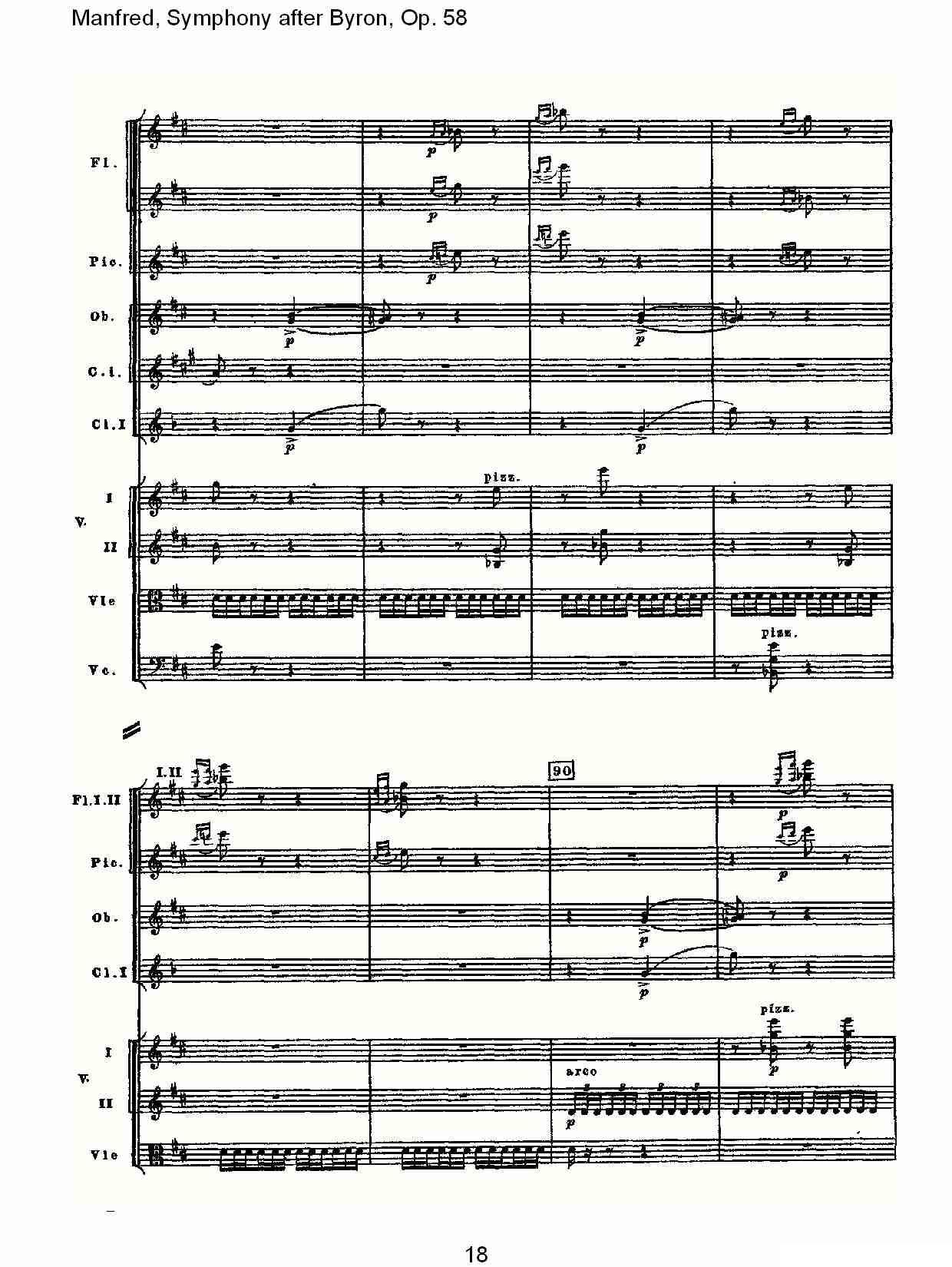 Manfred, Symphony after Byron, Op.58第二乐章（一）其它曲谱（图19）