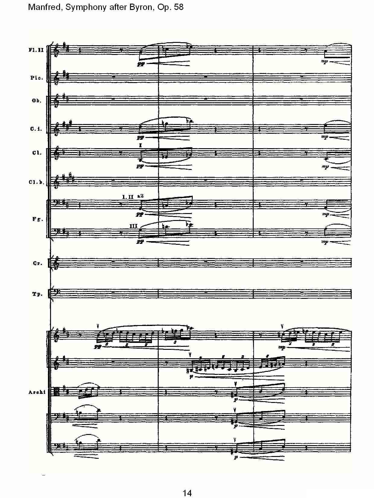 Manfred, Symphony after Byron, Op.58第二乐章（一）其它曲谱（图15）