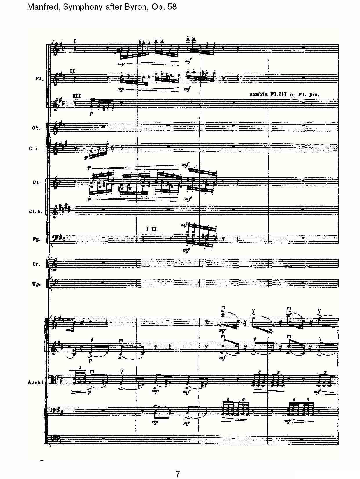 Manfred, Symphony after Byron, Op.58第二乐章（一）其它曲谱（图7）