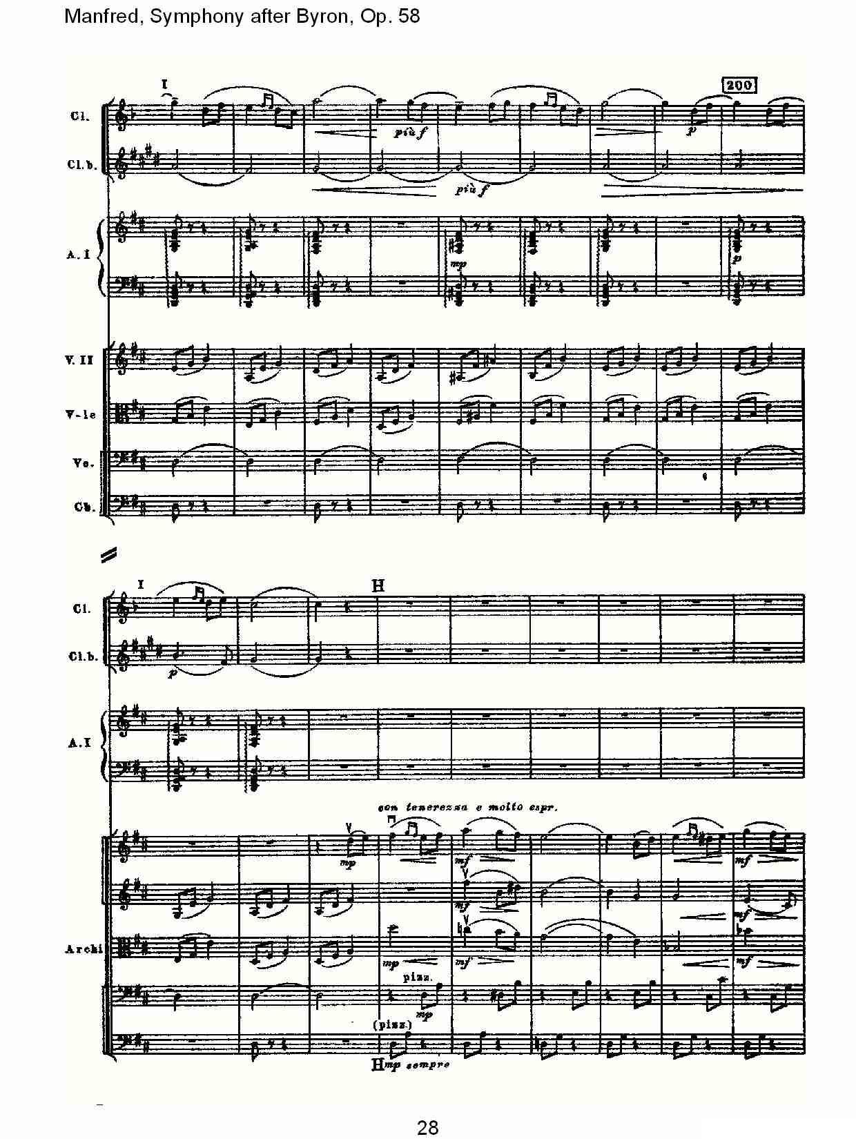 Manfred, Symphony after Byron, Op.58第二乐章（一）其它曲谱（图29）