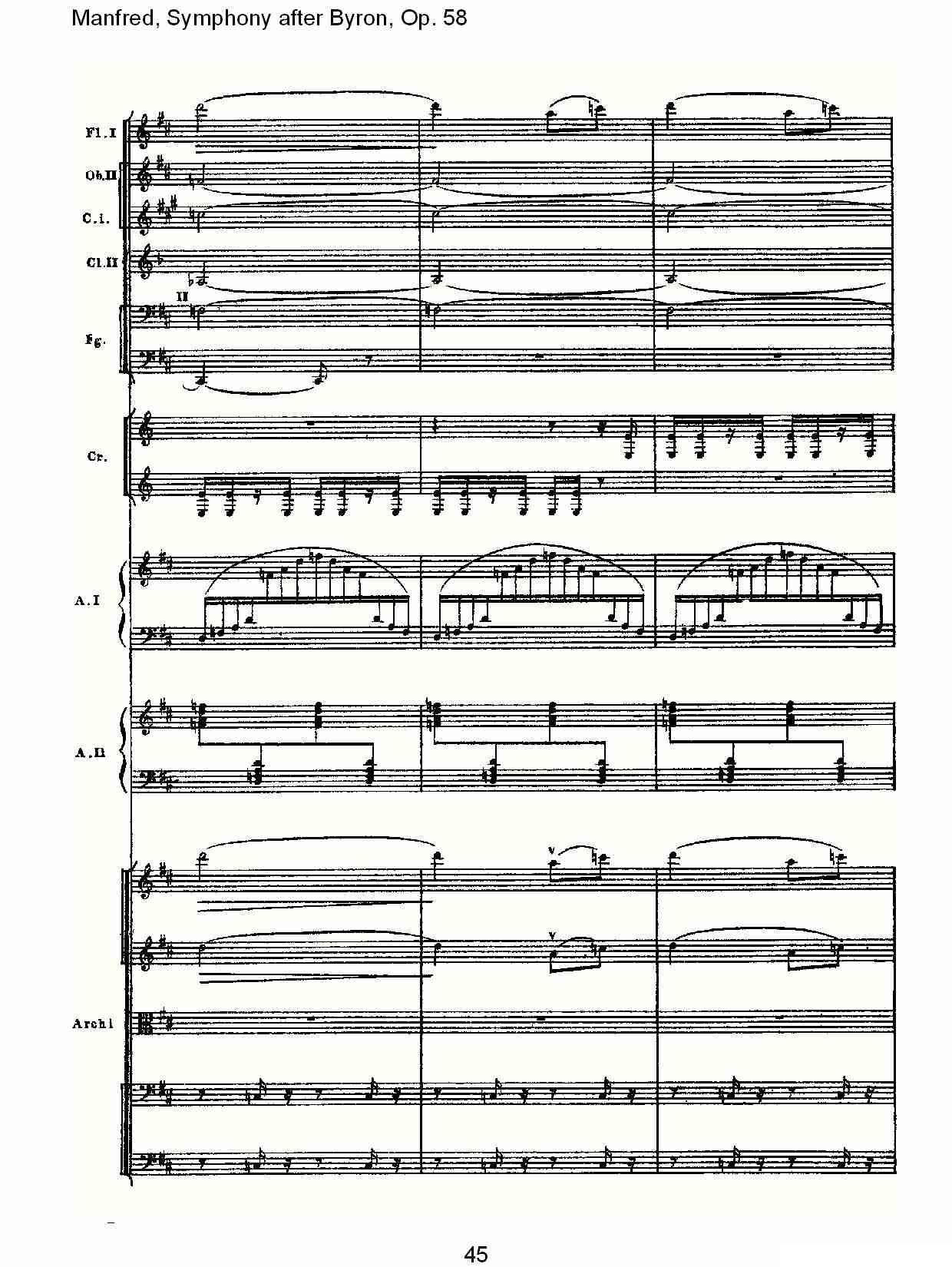Manfred, Symphony after Byron, Op.58第二乐章（二）其它曲谱（图15）
