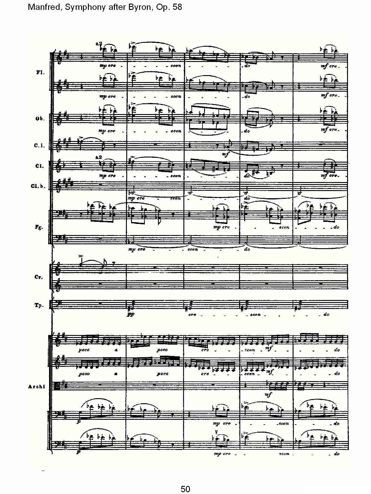 Manfred, Symphony after Byron, Op.58第二乐章（二）其它曲谱（图20）