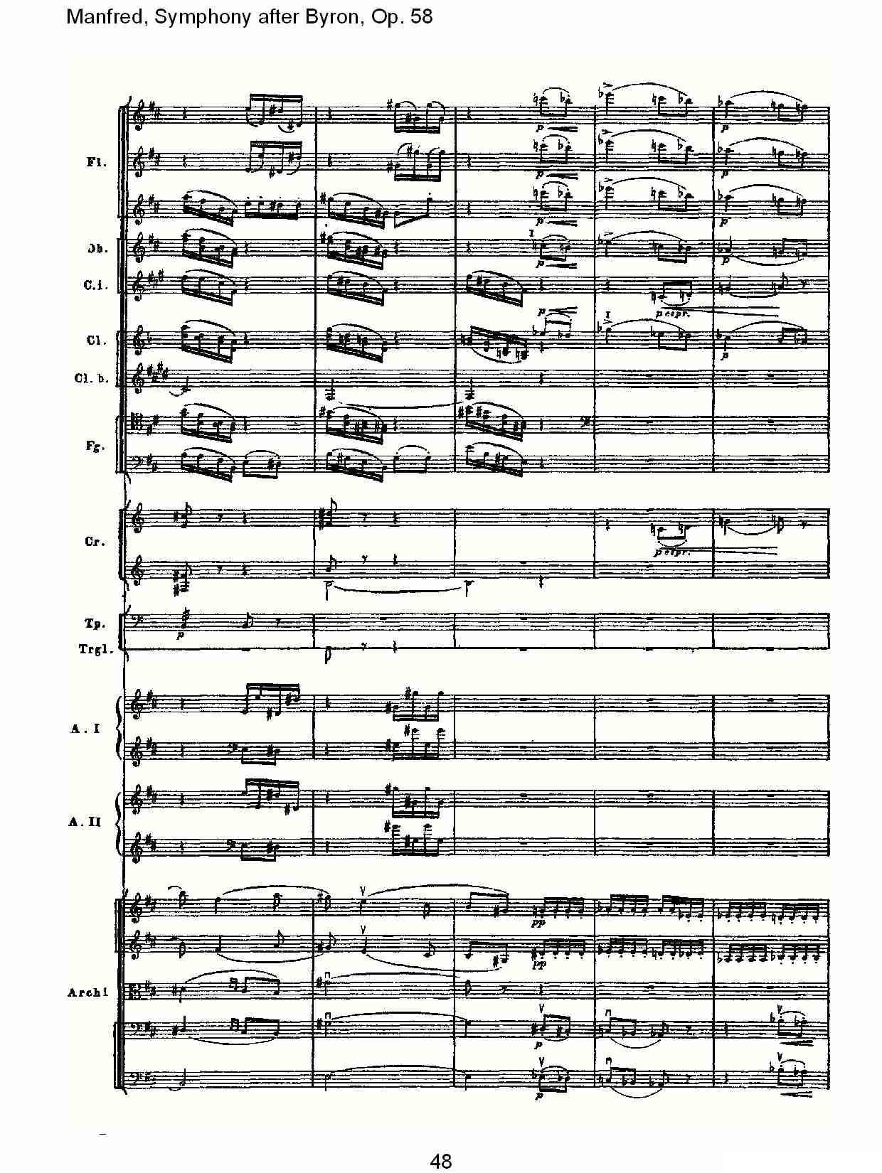 Manfred, Symphony after Byron, Op.58第二乐章（二）其它曲谱（图18）