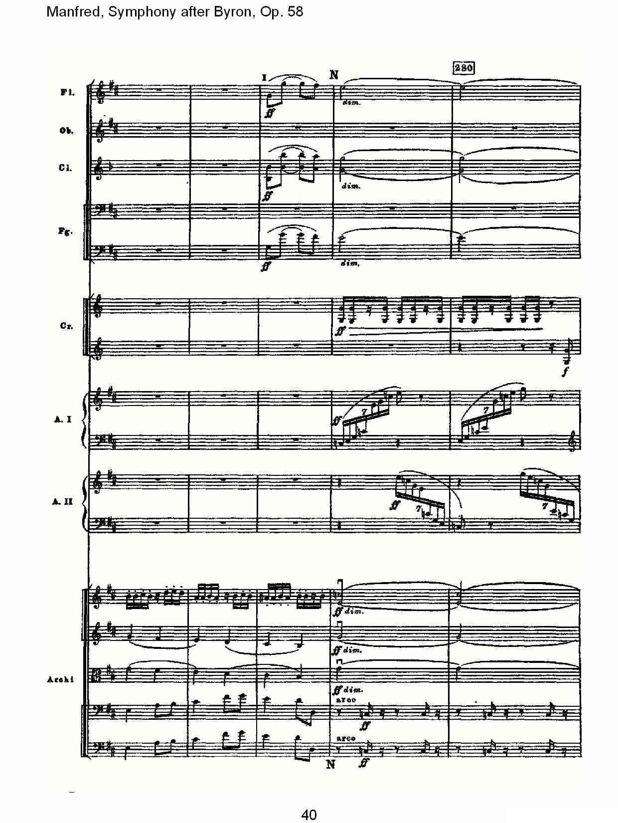 Manfred, Symphony after Byron, Op.58第二乐章（二）其它曲谱（图10）