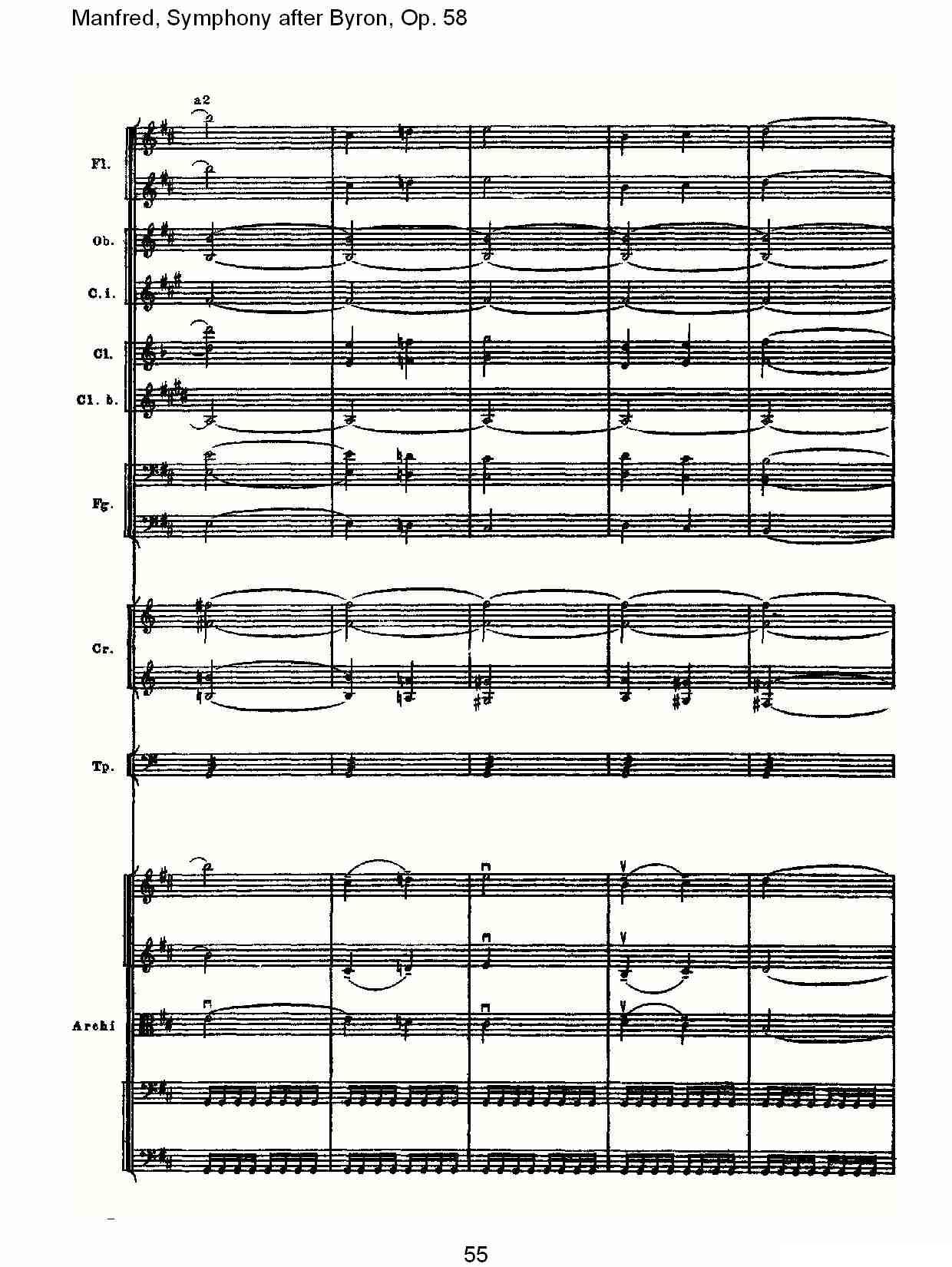 Manfred, Symphony after Byron, Op.58第二乐章（二）其它曲谱（图25）
