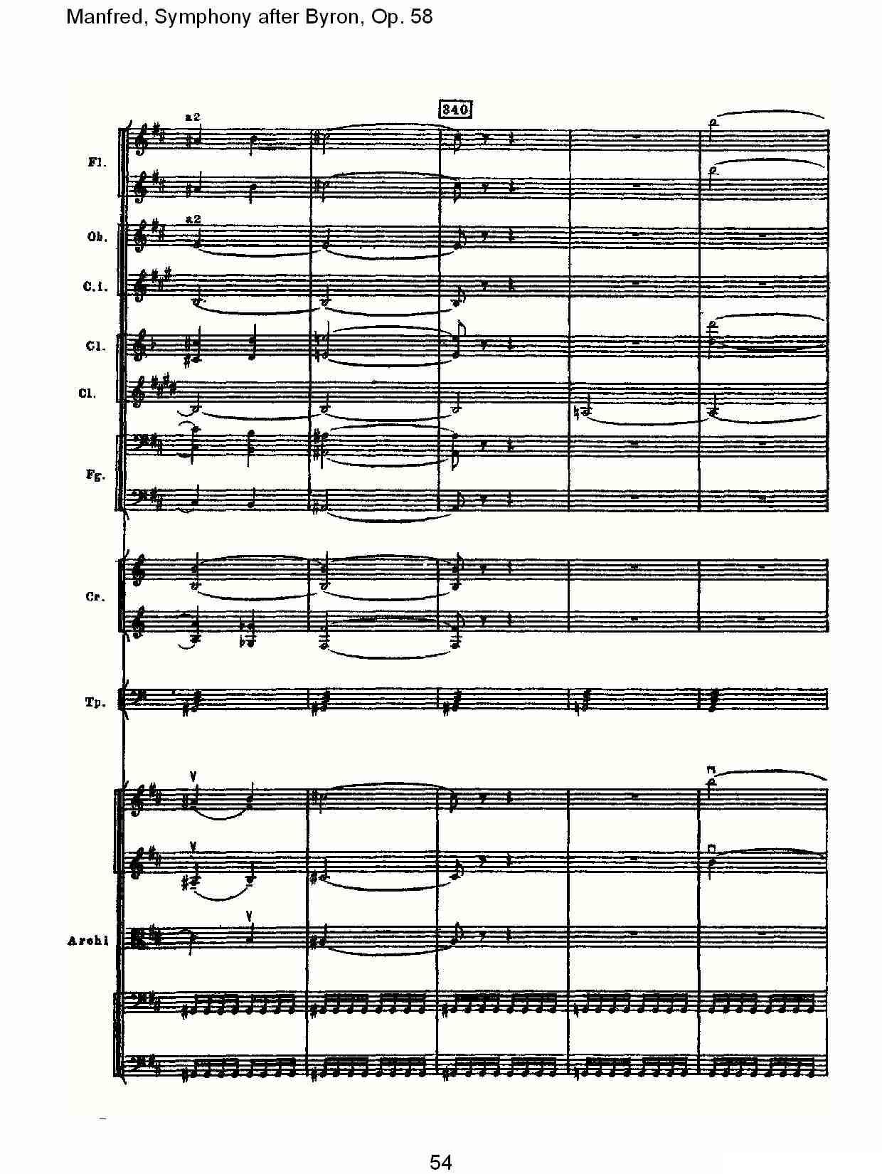 Manfred, Symphony after Byron, Op.58第二乐章（二）其它曲谱（图24）