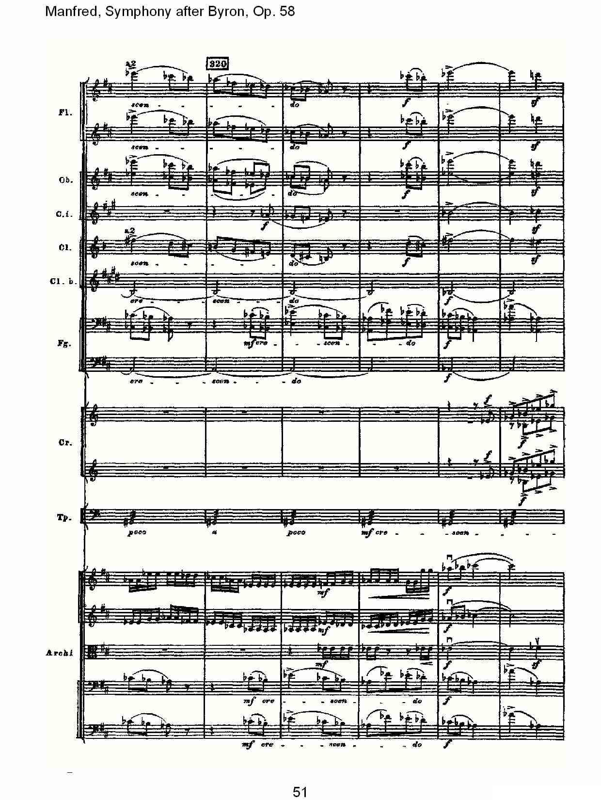 Manfred, Symphony after Byron, Op.58第二乐章（二）其它曲谱（图21）