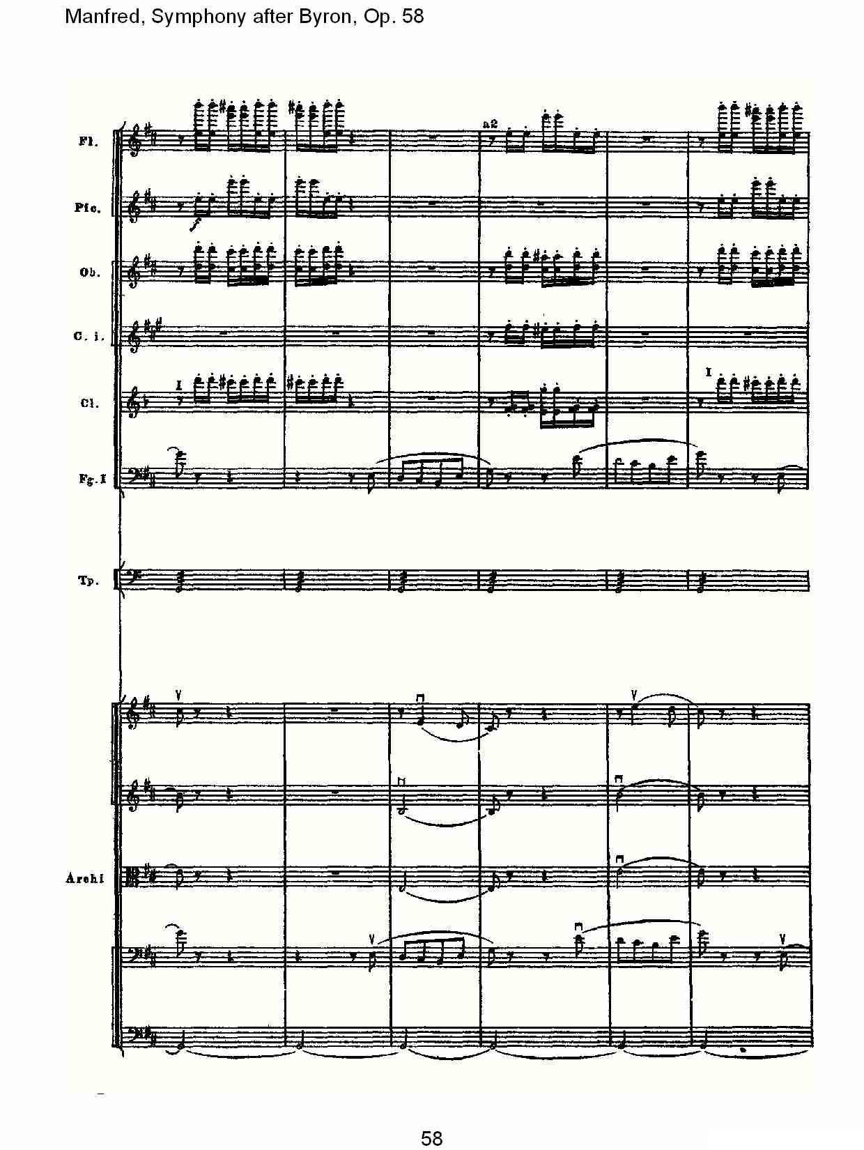 Manfred, Symphony after Byron, Op.58第二乐章（二）其它曲谱（图28）