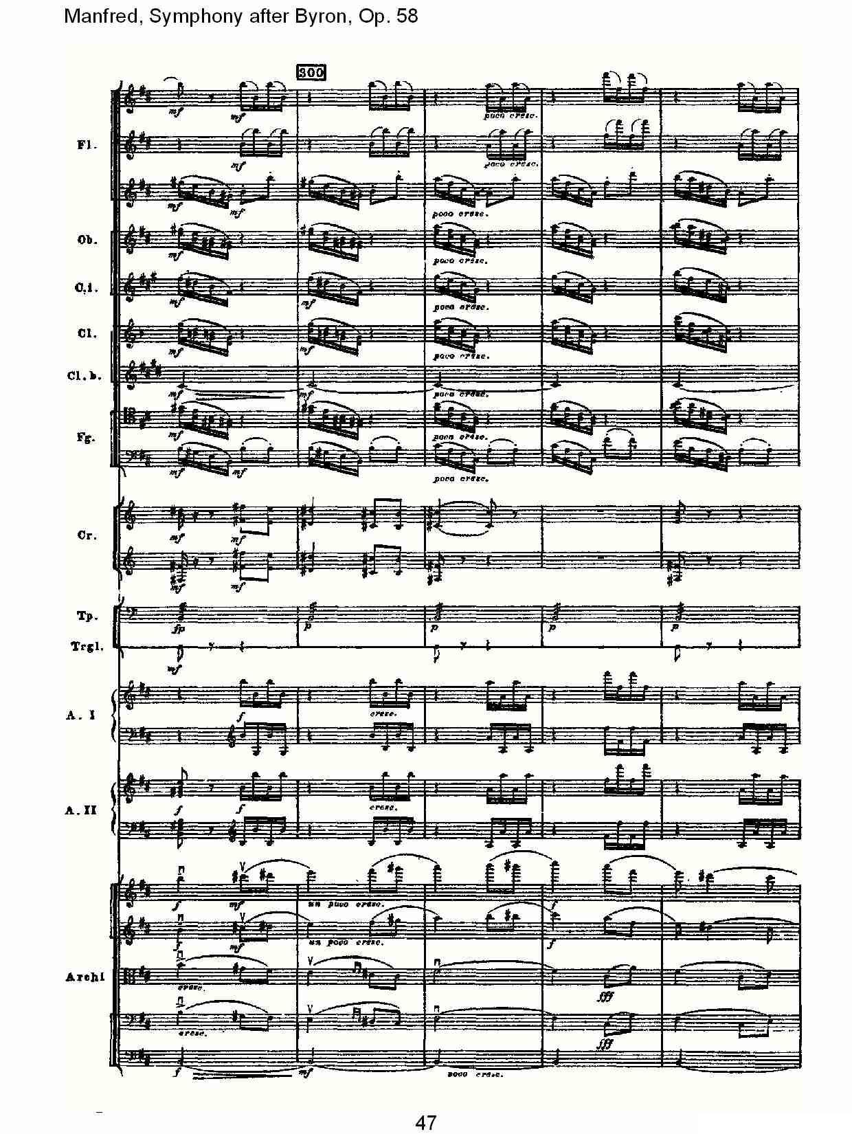Manfred, Symphony after Byron, Op.58第二乐章（二）其它曲谱（图17）