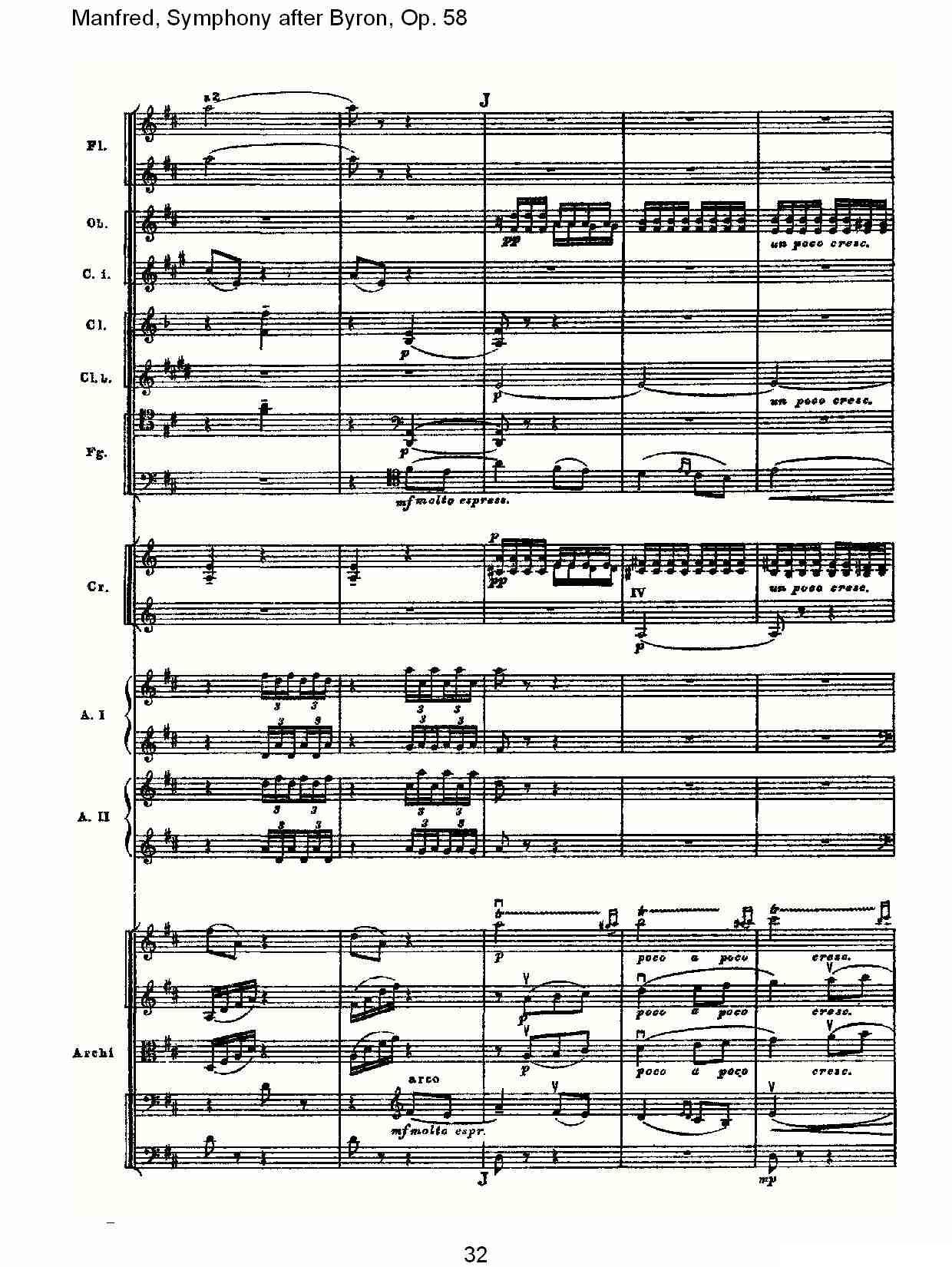 Manfred, Symphony after Byron, Op.58第二乐章（二）其它曲谱（图2）