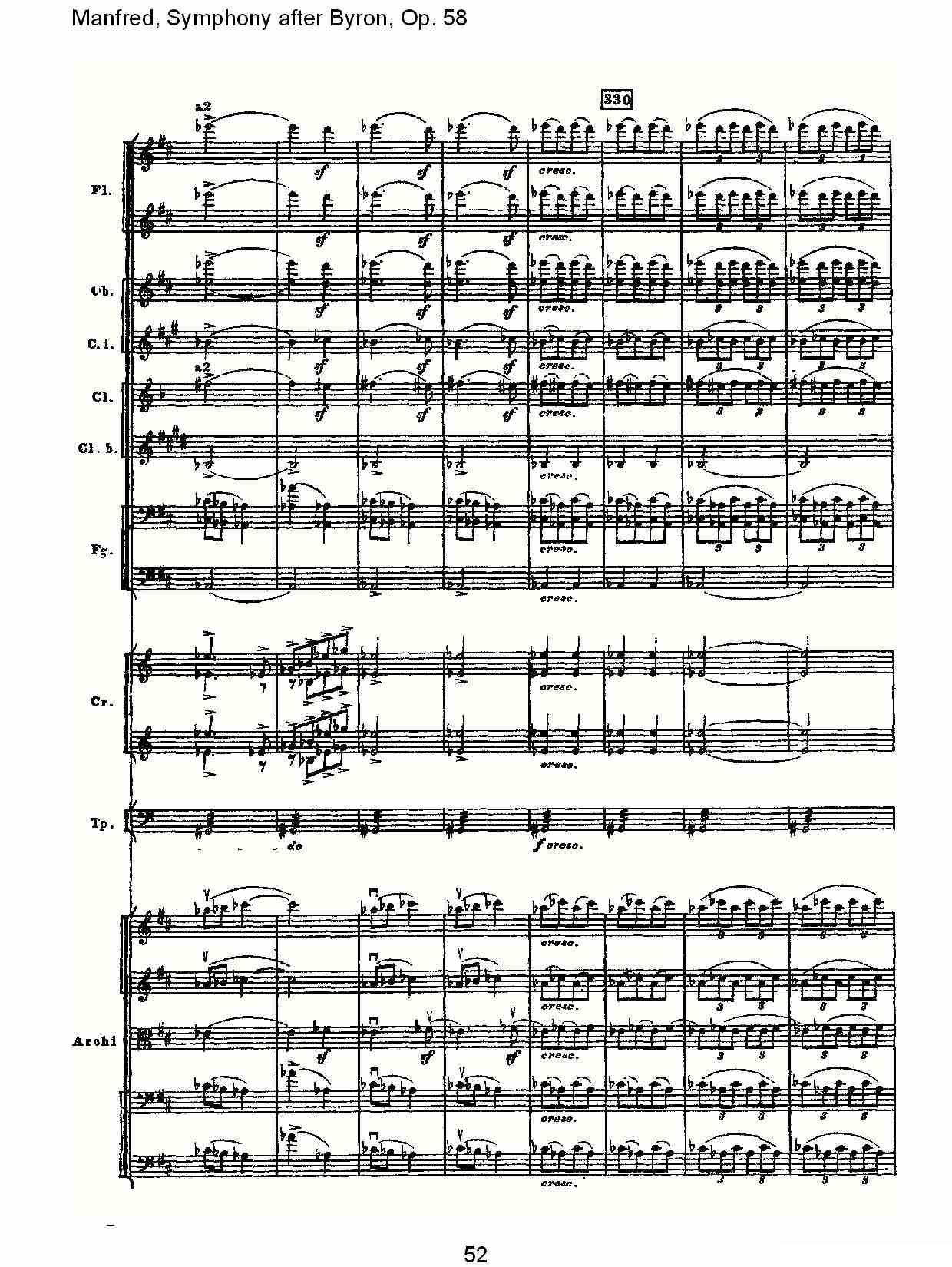 Manfred, Symphony after Byron, Op.58第二乐章（二）其它曲谱（图22）