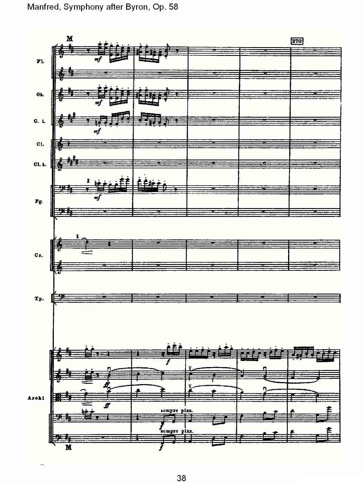 Manfred, Symphony after Byron, Op.58第二乐章（二）其它曲谱（图8）