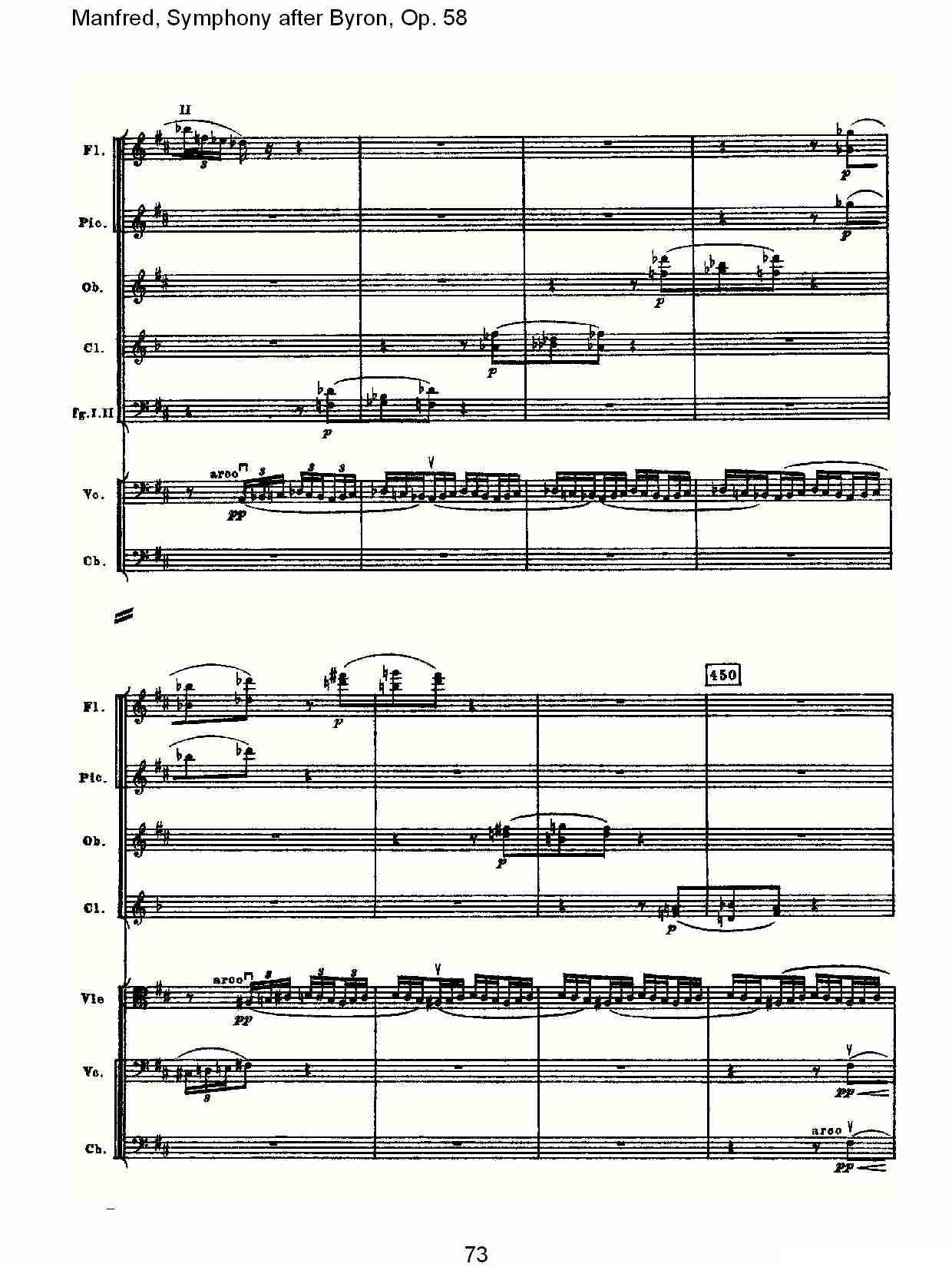 Manfred, Symphony after Byron, Op.58第二乐章（三）其它曲谱（图13）