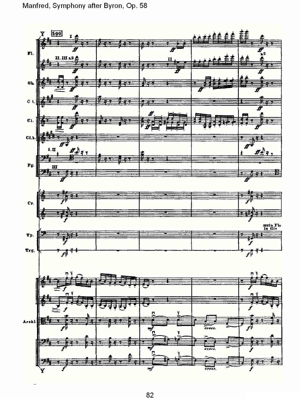 Manfred, Symphony after Byron, Op.58第二乐章（三）其它曲谱（图22）