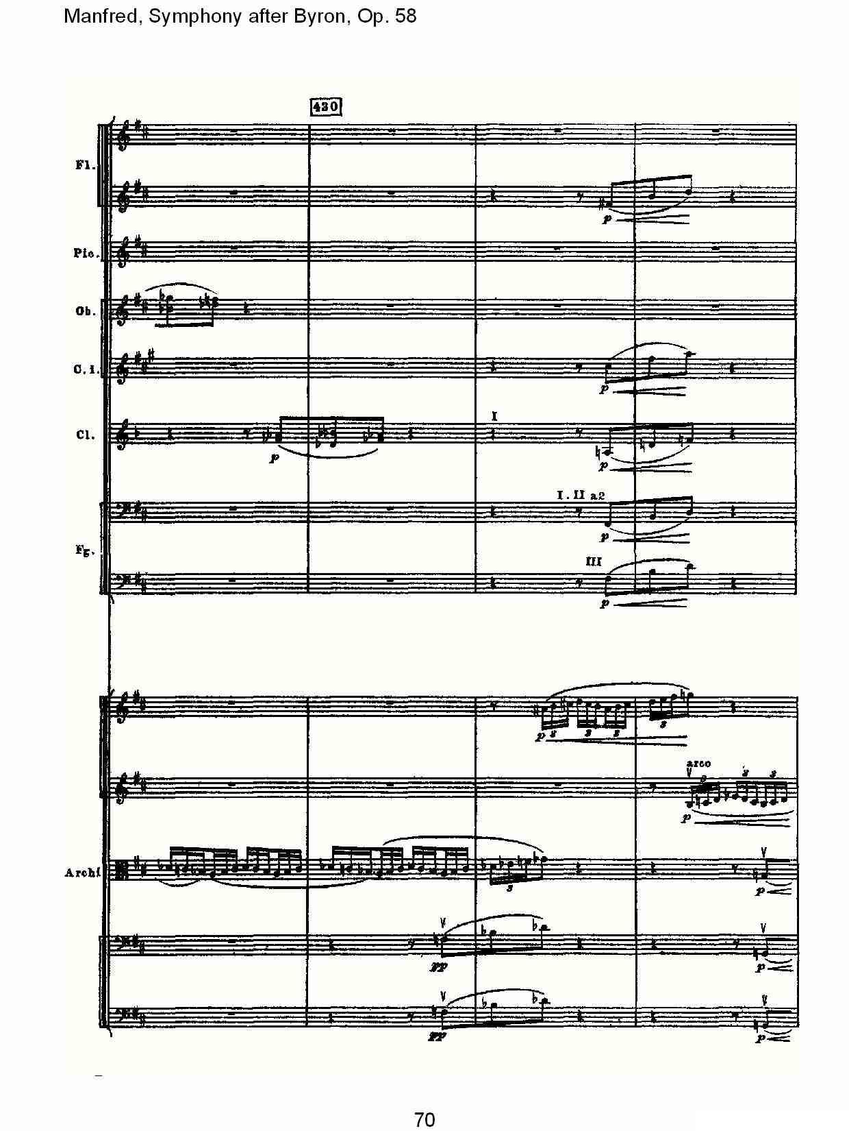 Manfred, Symphony after Byron, Op.58第二乐章（三）其它曲谱（图10）